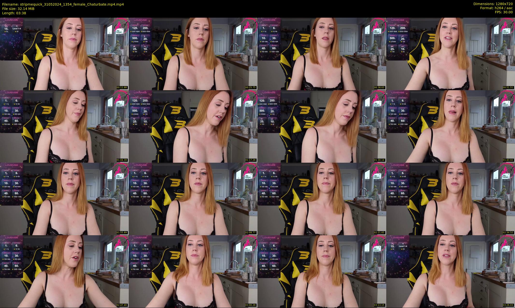 stripmequick — 4 minute Chaturbate female cam show recording, 720p, May 31, 2024