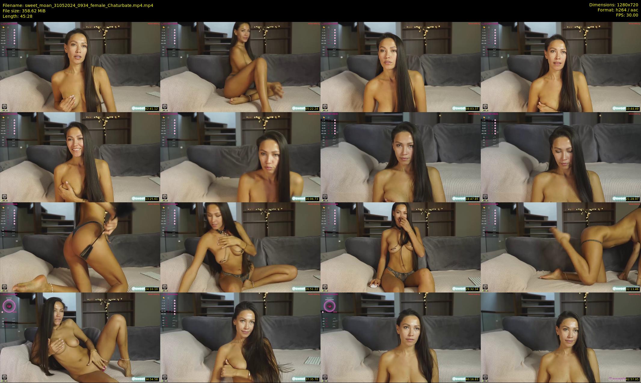 sweet_moan — 46 minute Chaturbate female cam show recording, 720p, May 31, 2024