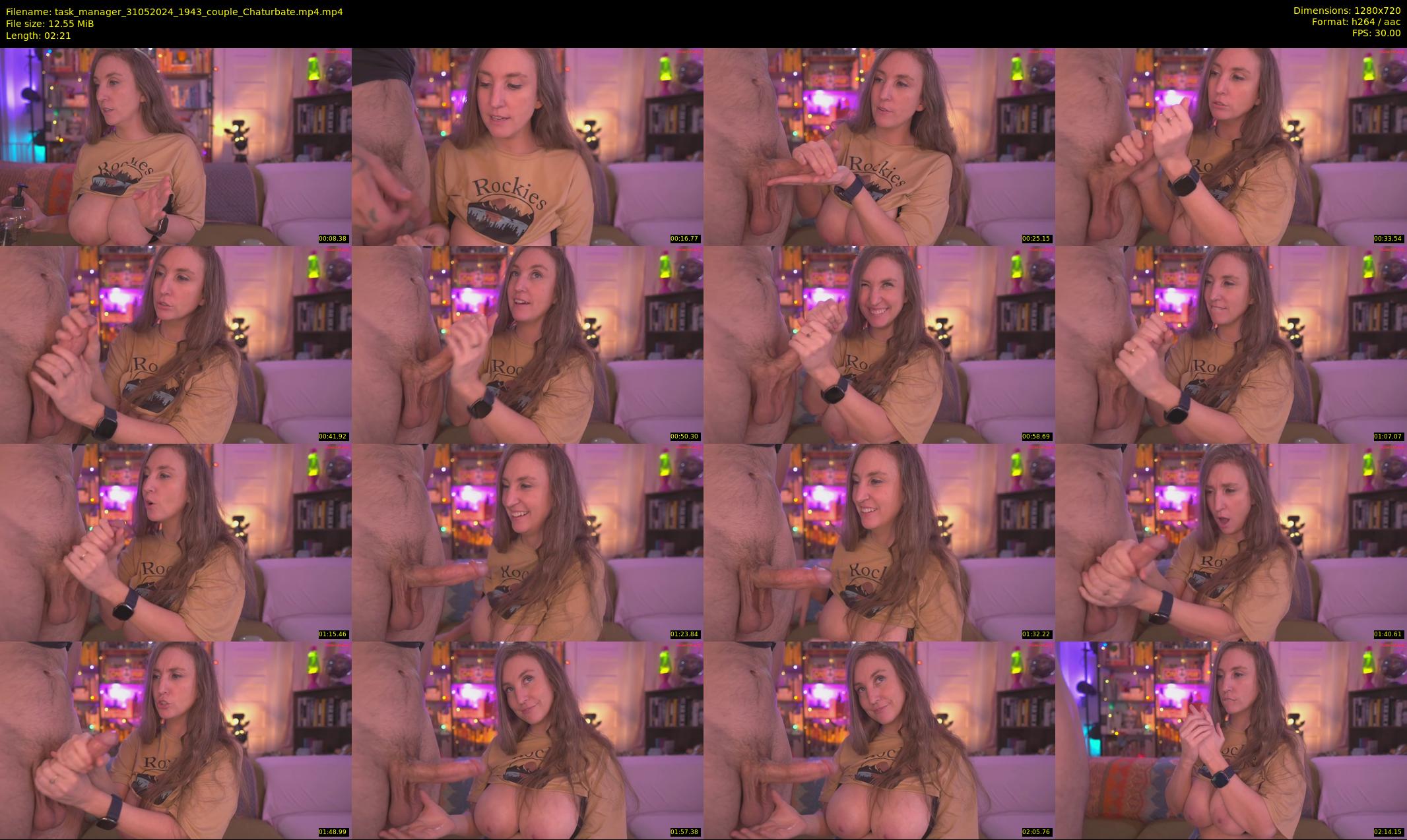 task_manager — 3 minute Chaturbate couple cam show recording, 720p, May 31, 2024