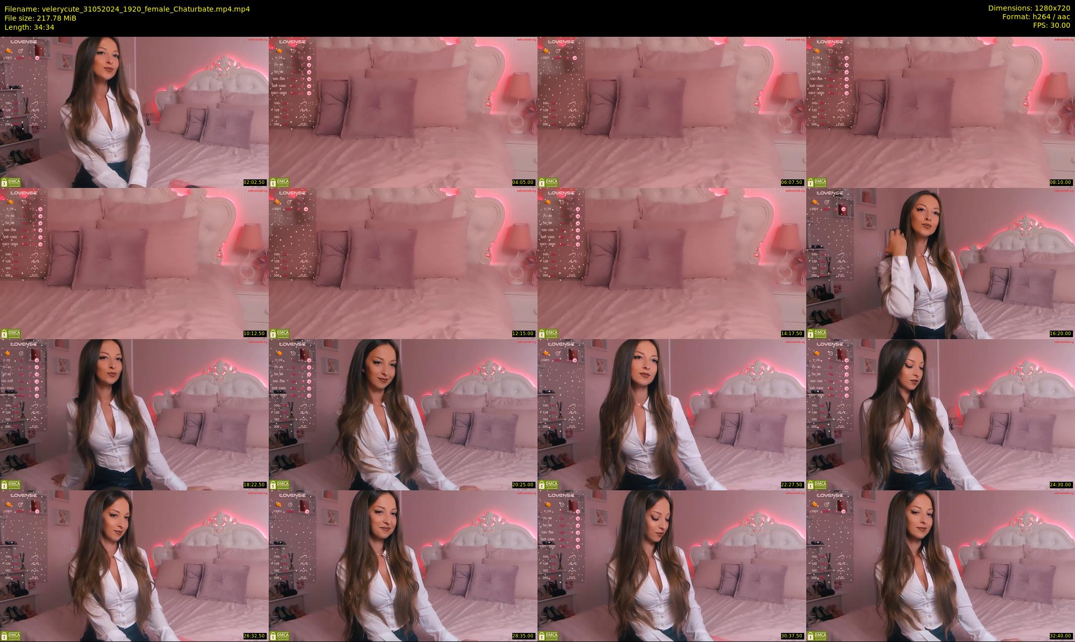 velerycute — 35 minute Chaturbate female cam show recording, 720p, May 31, 2024
