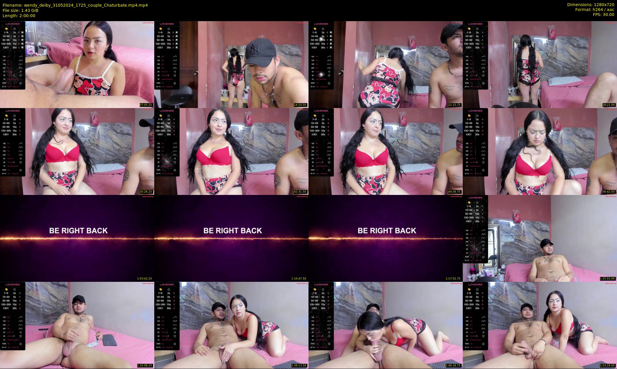 wendy_deiby — 120 minute Chaturbate couple cam show recording, 720p, May 31, 2024