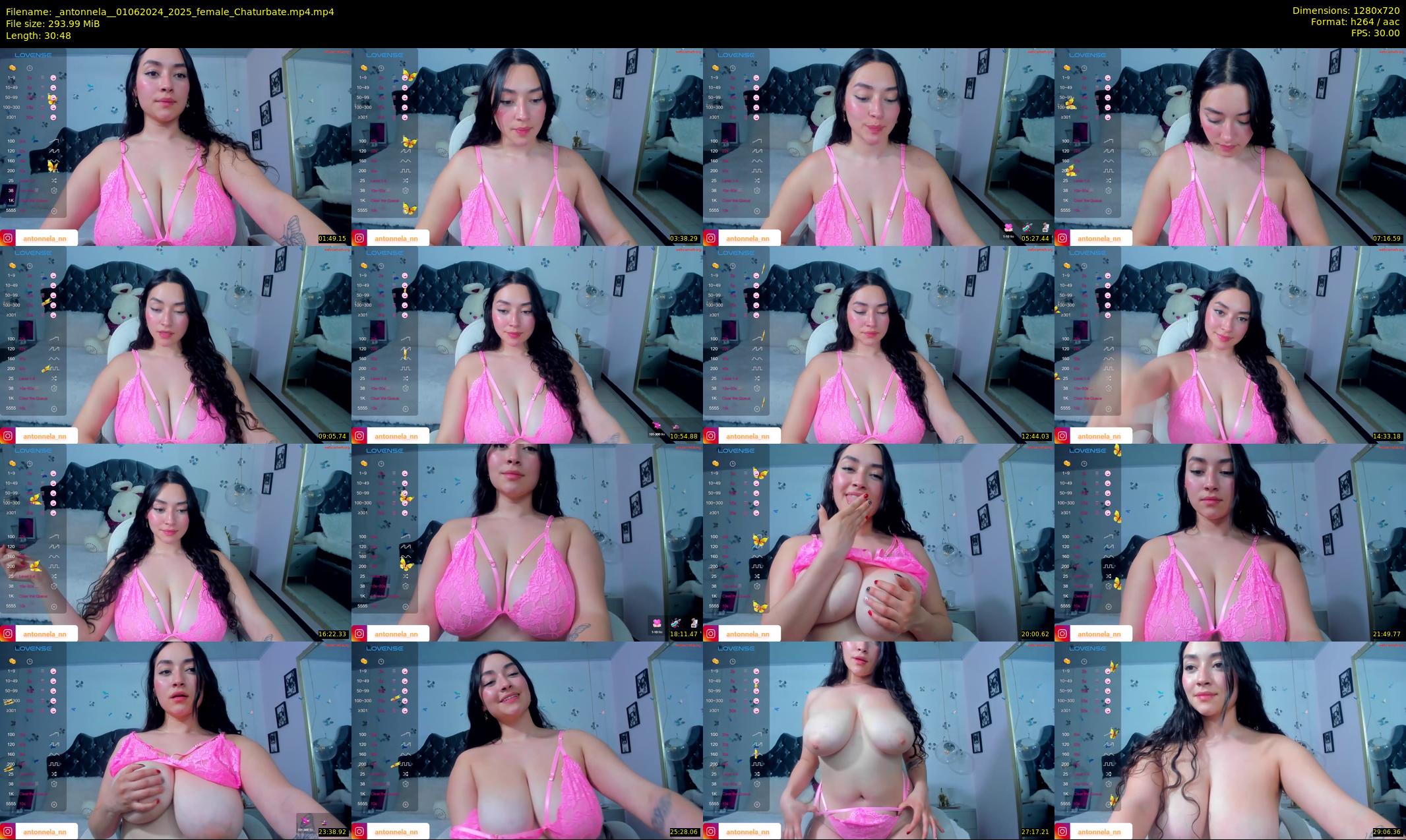 _antonnela_ — 31 minute Chaturbate female cam show recording, 720p, Jun 1, 2024