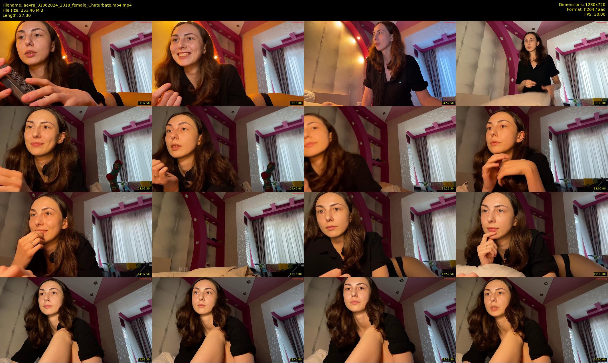 aevra — 28 minute Chaturbate female cam show recording, 720p, Jun 1, 2024