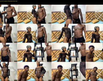 afro_happy__06 — 11 minute Chaturbate couple cam show recording, 720p, Jun 1, 2024
