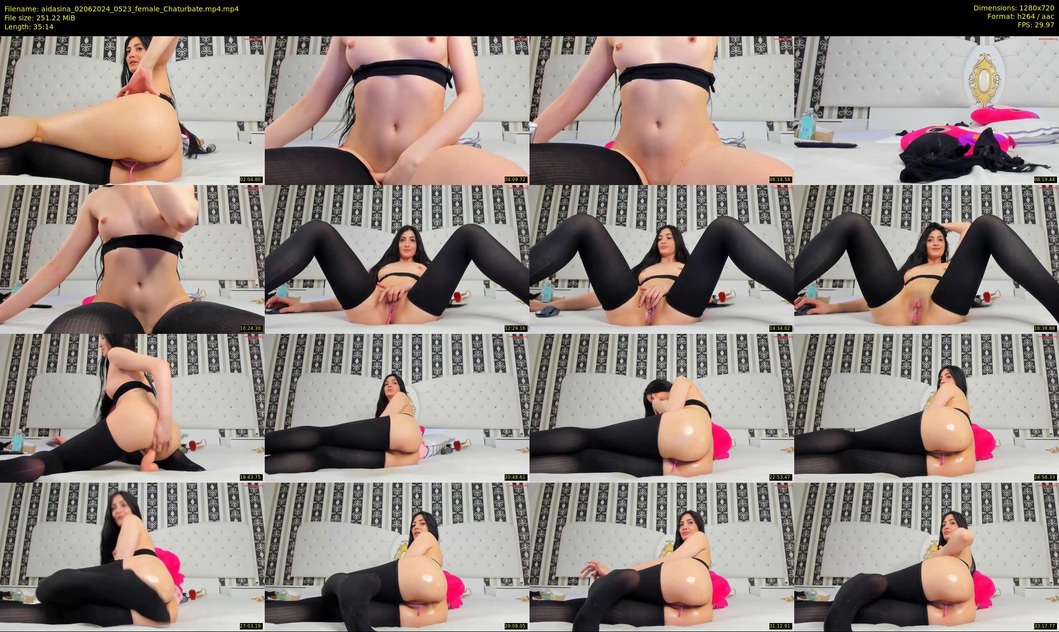 aidasina — 36 minute Chaturbate female cam show recording, 720p, Jun 2, 2024