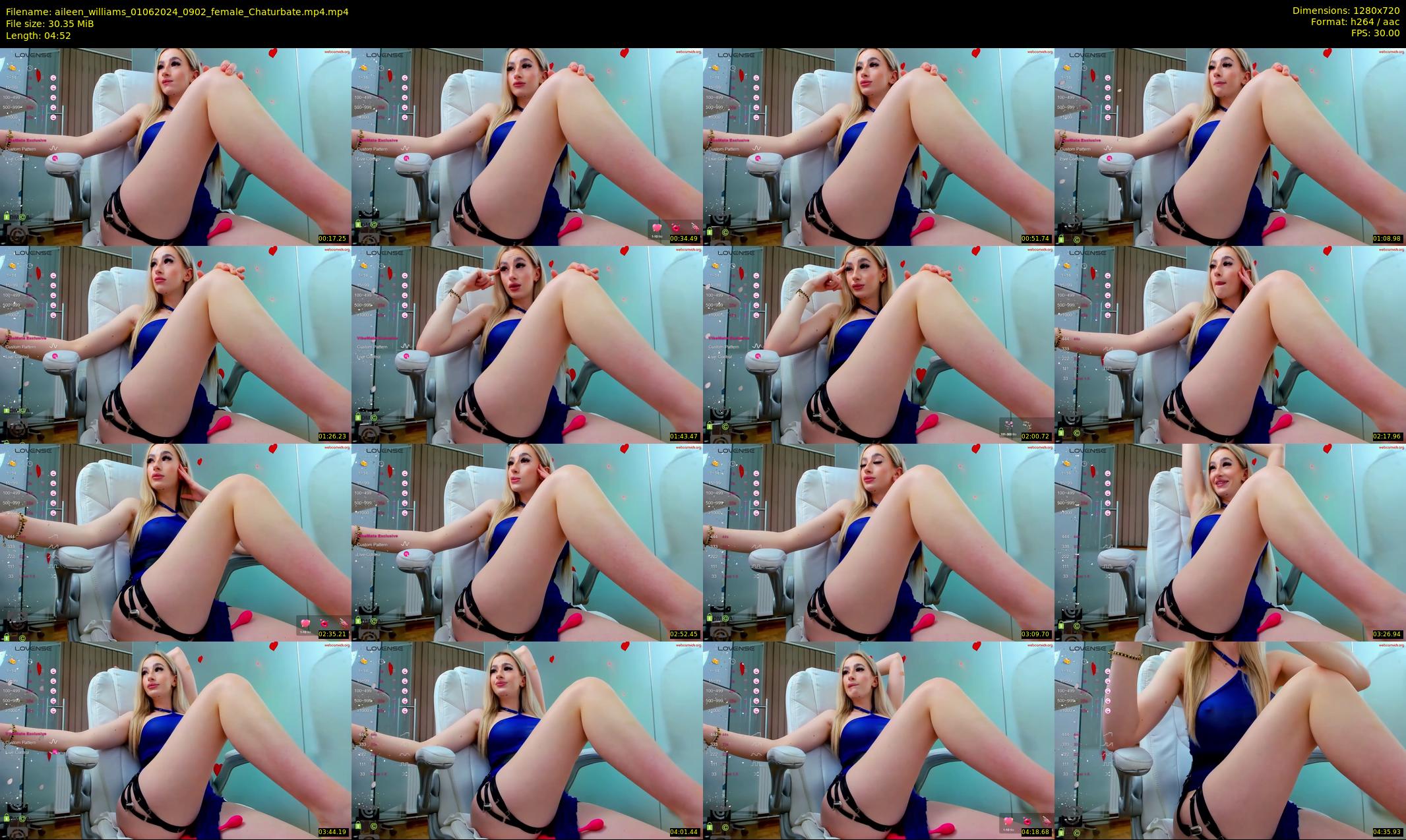 aileen_williams — 5 minute Chaturbate female cam show recording, 720p, Jun 1, 2024