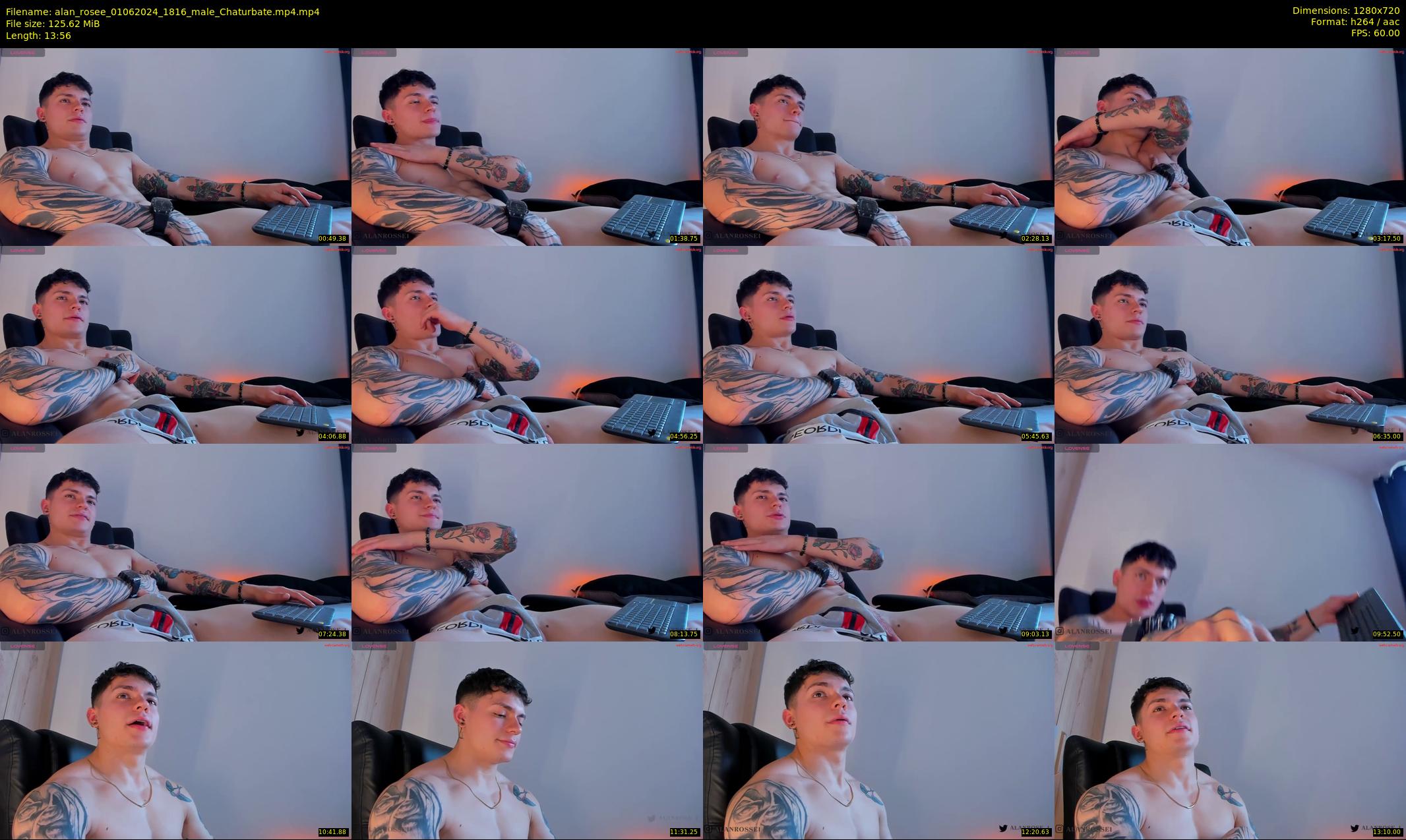 alan_rosee — 14 minute Chaturbate male cam show recording, 720p, Jun 1, 2024