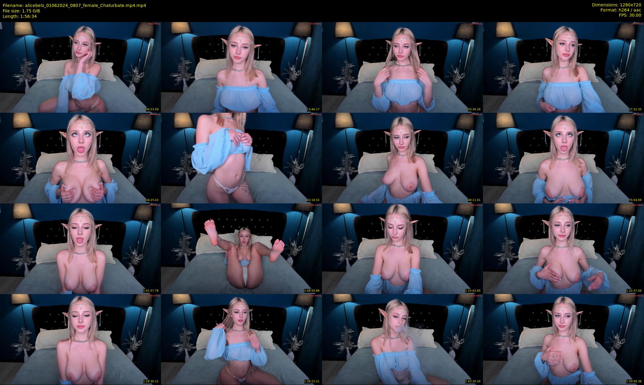 alicebels — 117 minute Chaturbate female cam show recording, 720p, Jun 1, 2024
