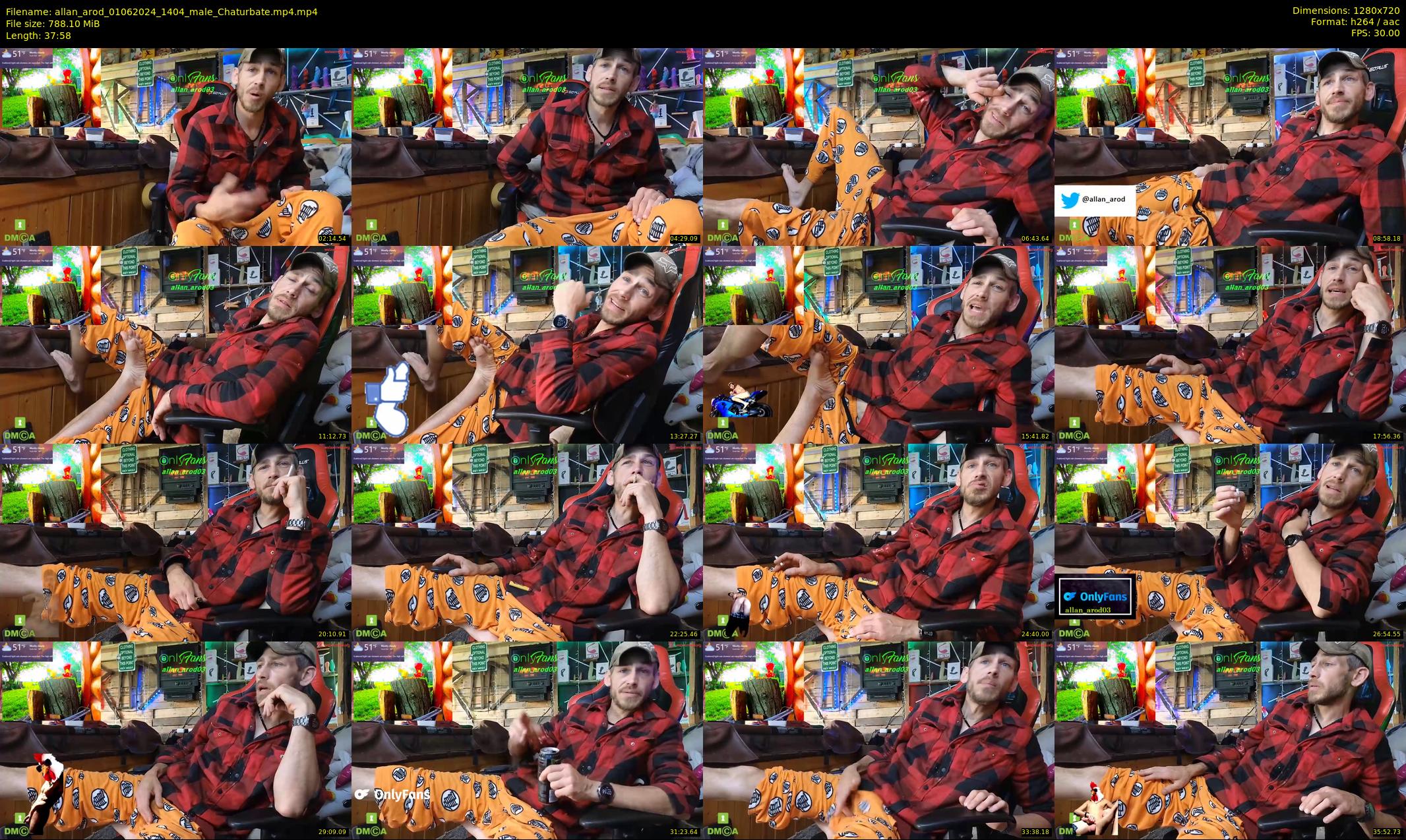 allan_arod — 38 minute Chaturbate male cam show recording, 720p, Jun 1, 2024