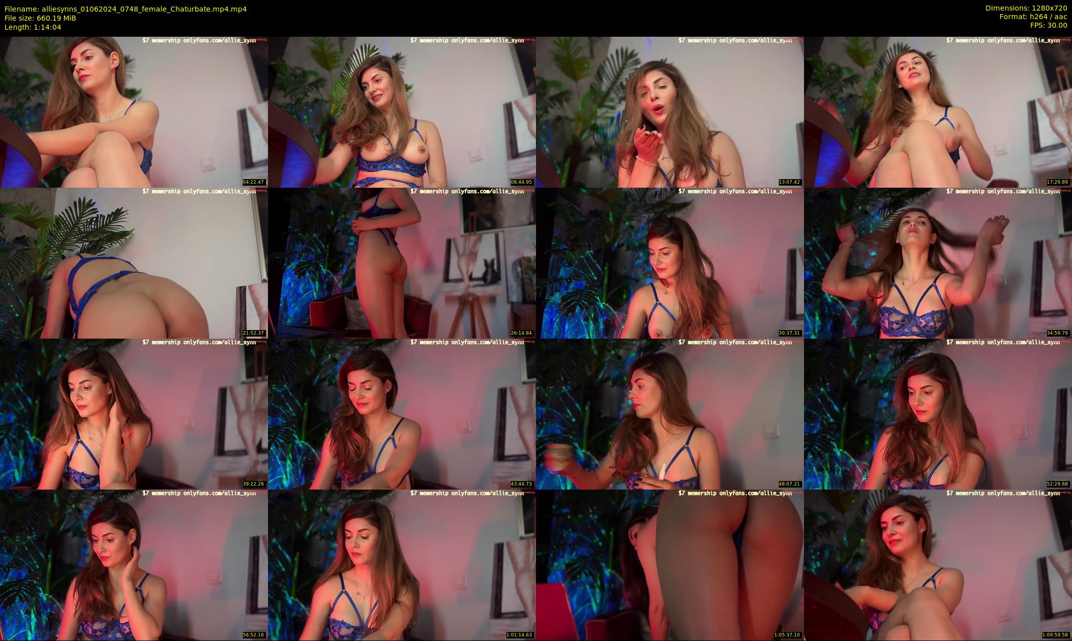 alliesynns — 75 minute Chaturbate female cam show recording, 720p, Jun 1, 2024