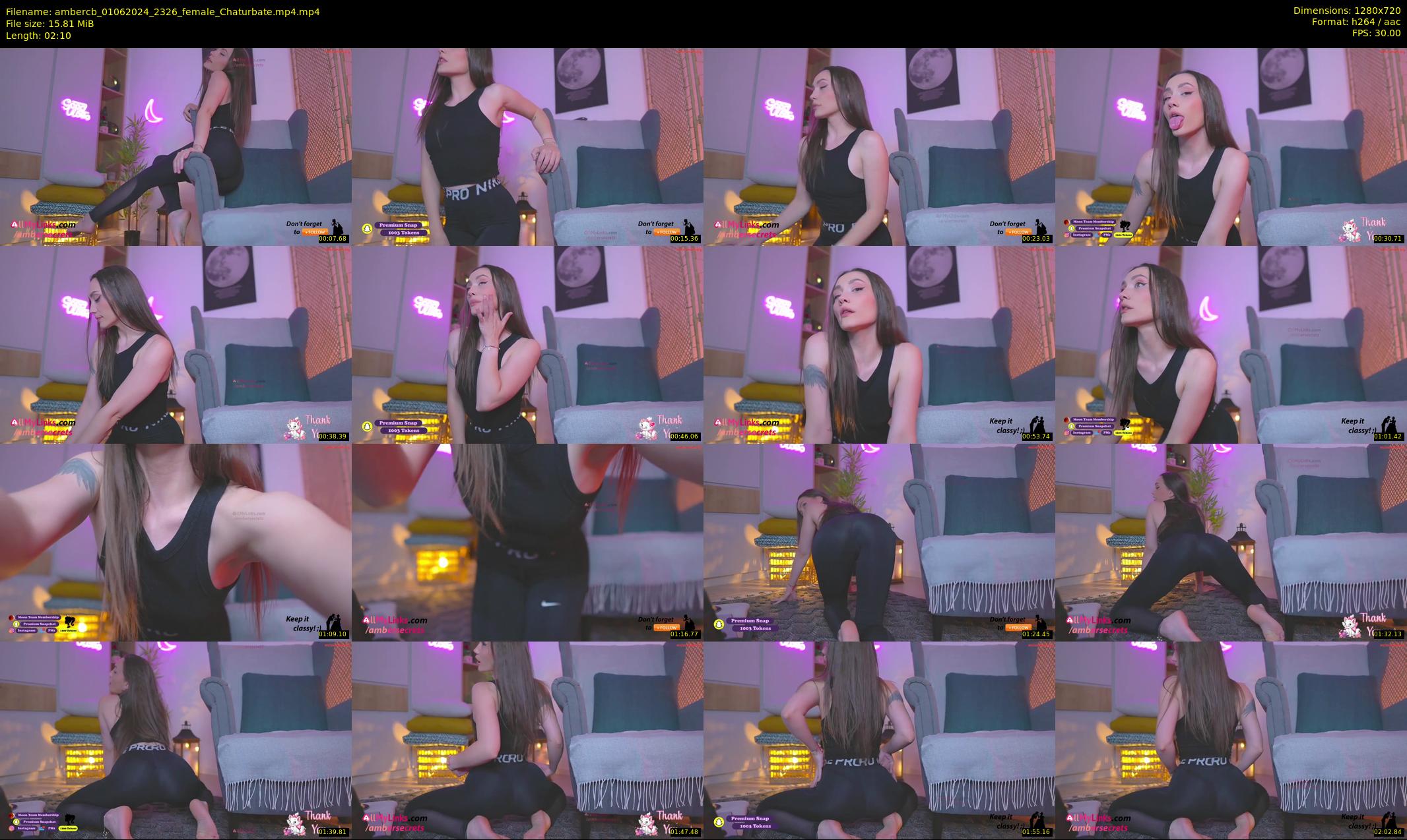 ambercb — 3 minute Chaturbate female cam show recording, 720p, Jun 1, 2024