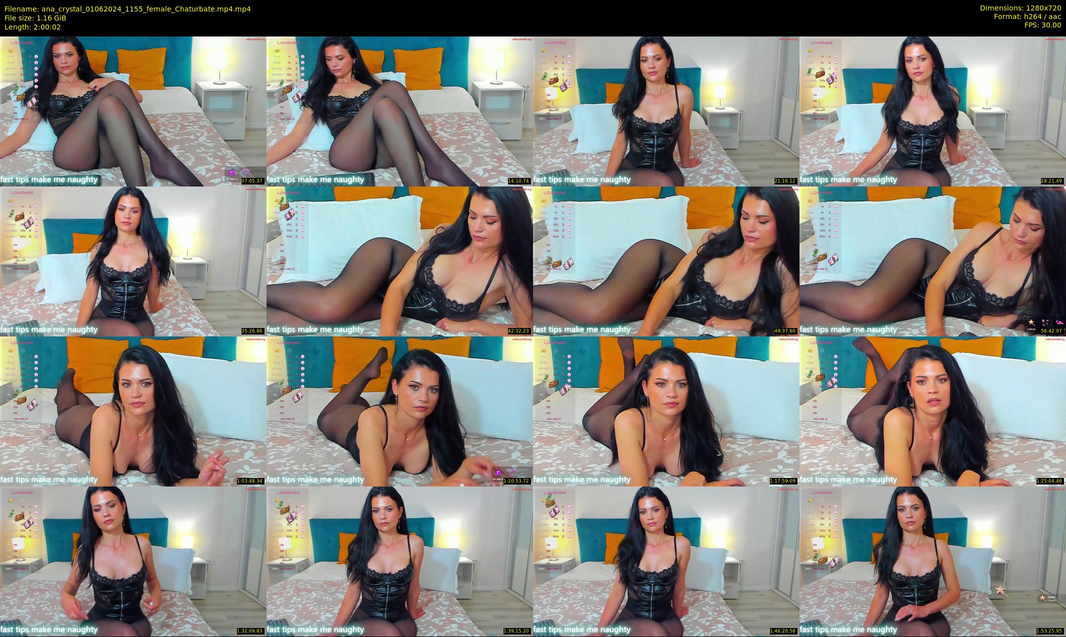 ana_crystal — 121 minute Chaturbate female cam show recording, 720p, Jun 1, 2024