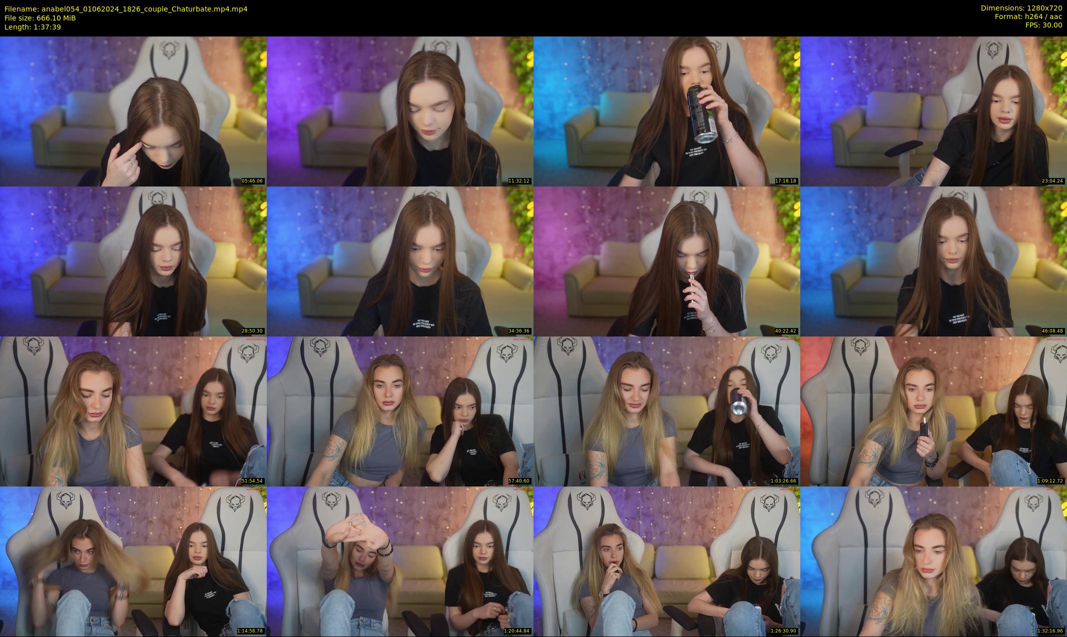 anabel054 — 98 minute Chaturbate female cam show recording, 720p, Jun 1, 2024