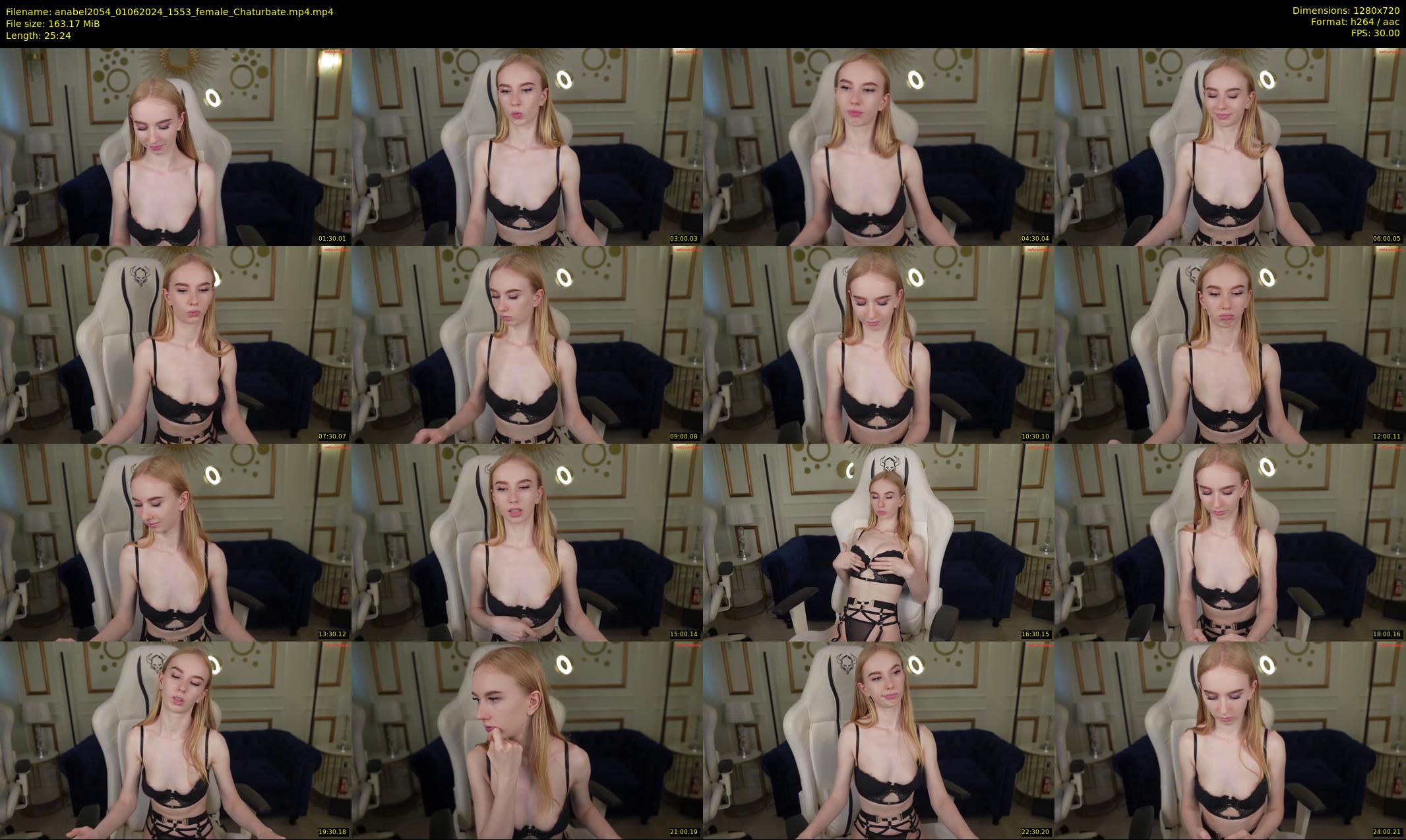 anabel2054 — 26 minute Chaturbate female cam show recording, 720p, Jun 1, 2024