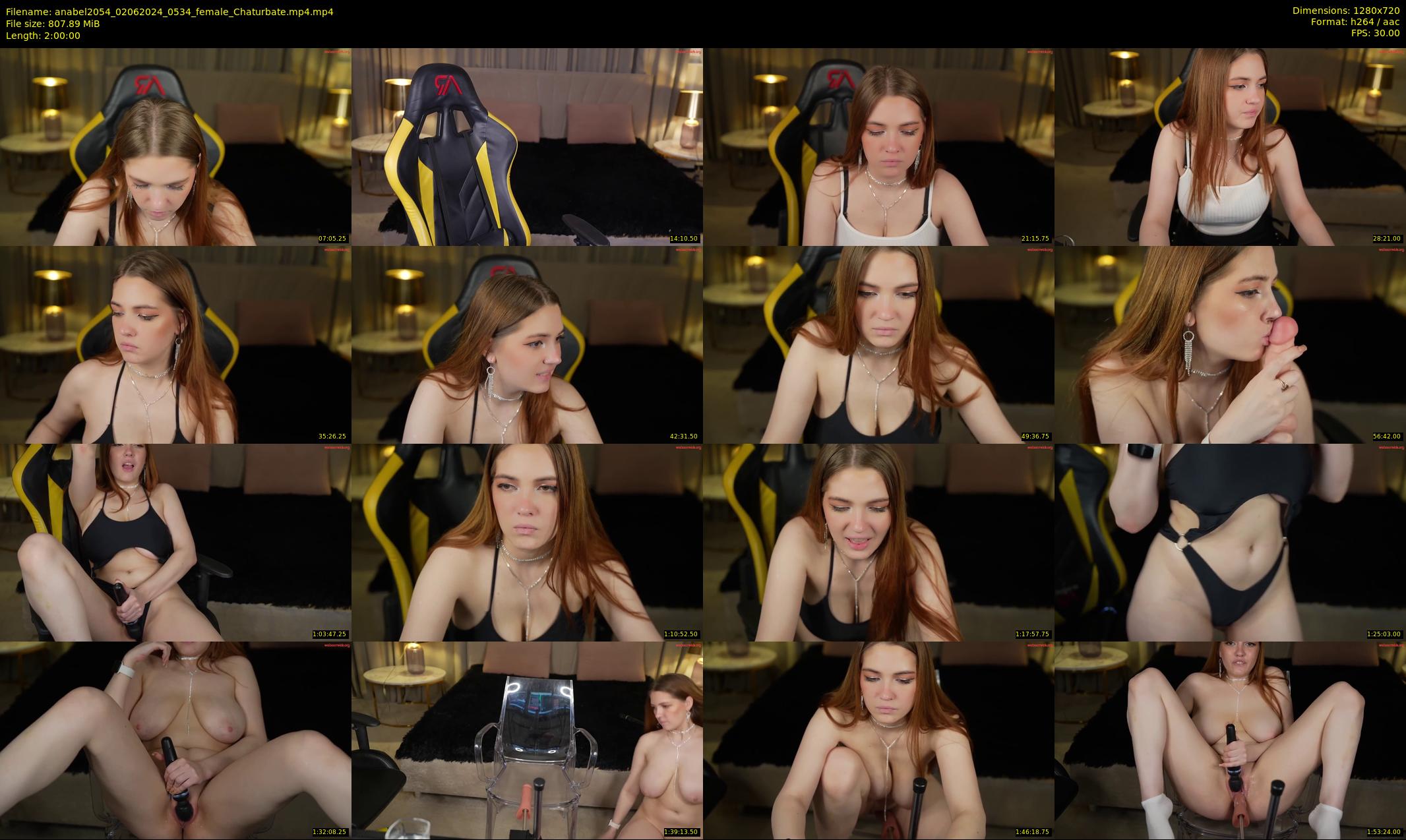 anabel2054 — 120 minute Chaturbate female cam show recording, 720p, Jun 2, 2024