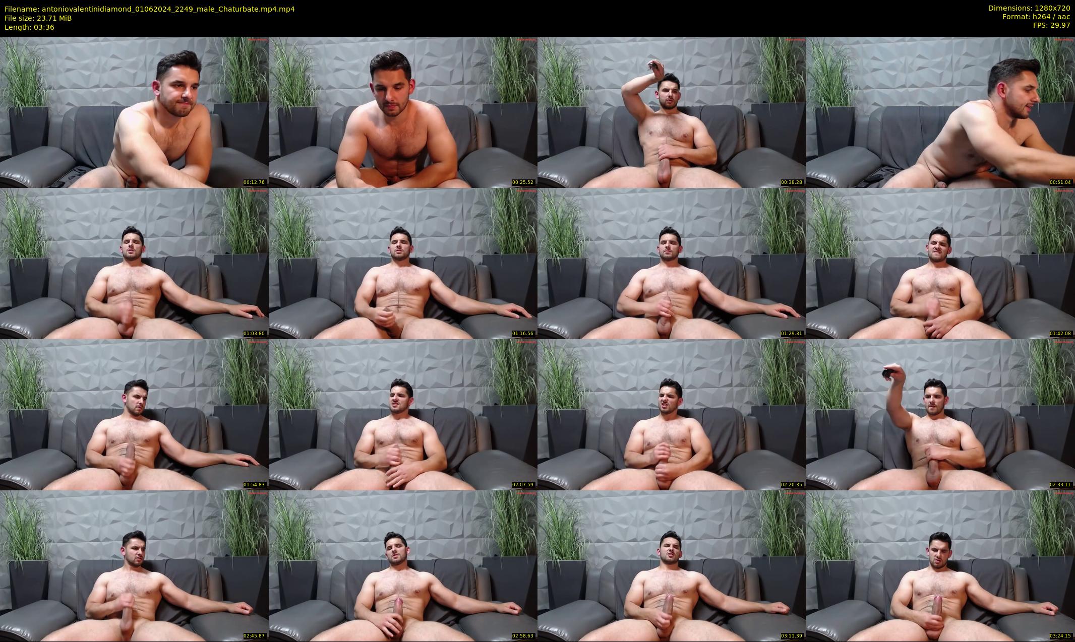 antoniovalentinidiamond — 4 minute Chaturbate male cam show recording, 720p, Jun 1, 2024
