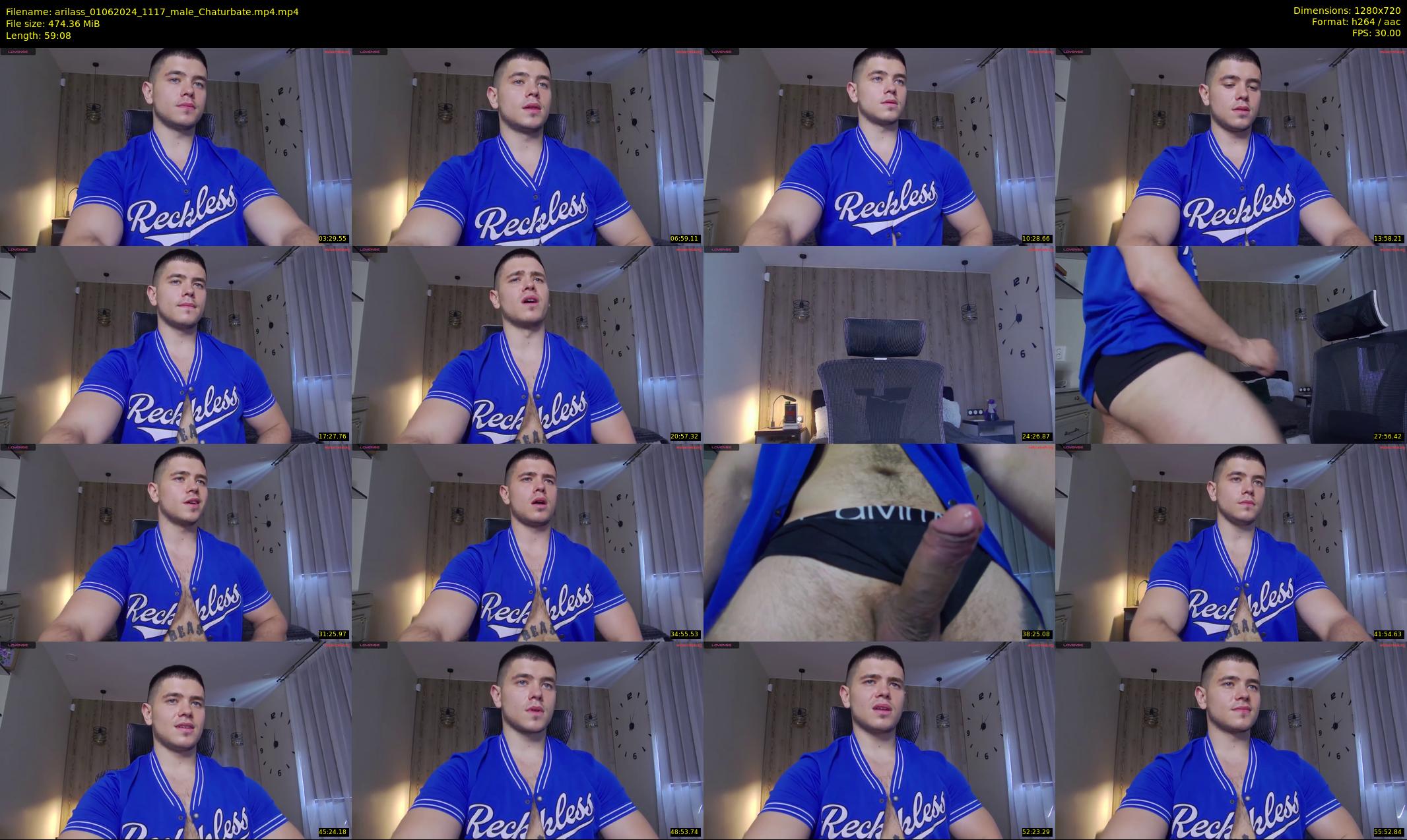 arilass — 60 minute Chaturbate male cam show recording, 720p, Jun 1, 2024