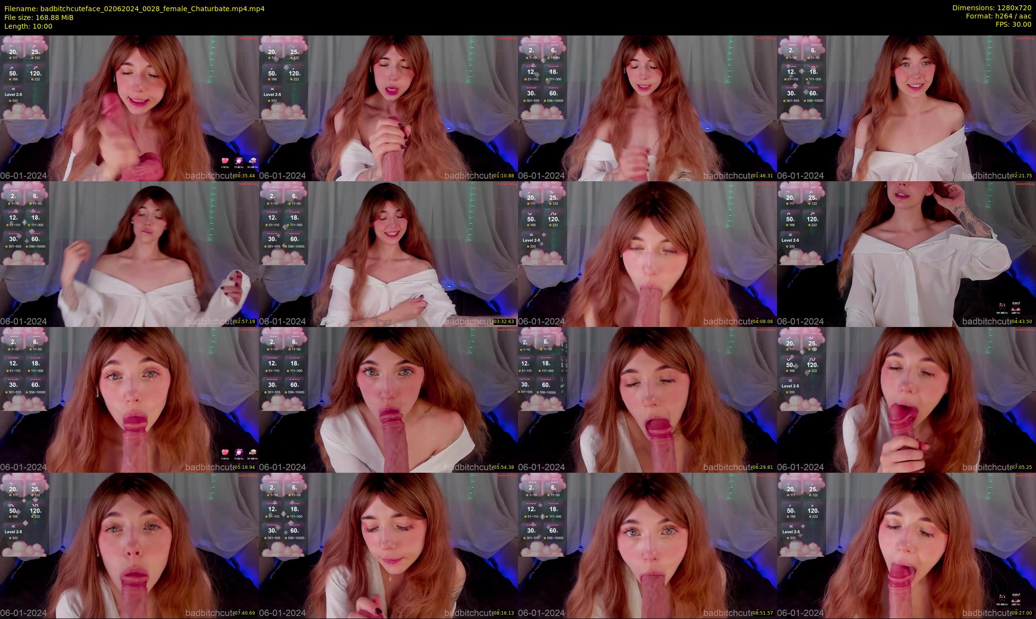 badbitchcuteface — 10 minute Chaturbate female cam show recording, 720p, Jun 2, 2024