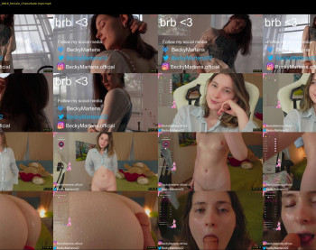 beckymartens — 95 minute Chaturbate female cam show recording, 720p, Jun 1, 2024