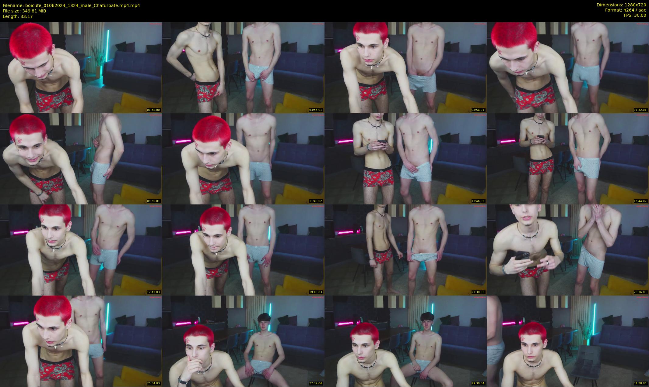 boicute — 34 minute Chaturbate male cam show recording, 720p, Jun 1, 2024