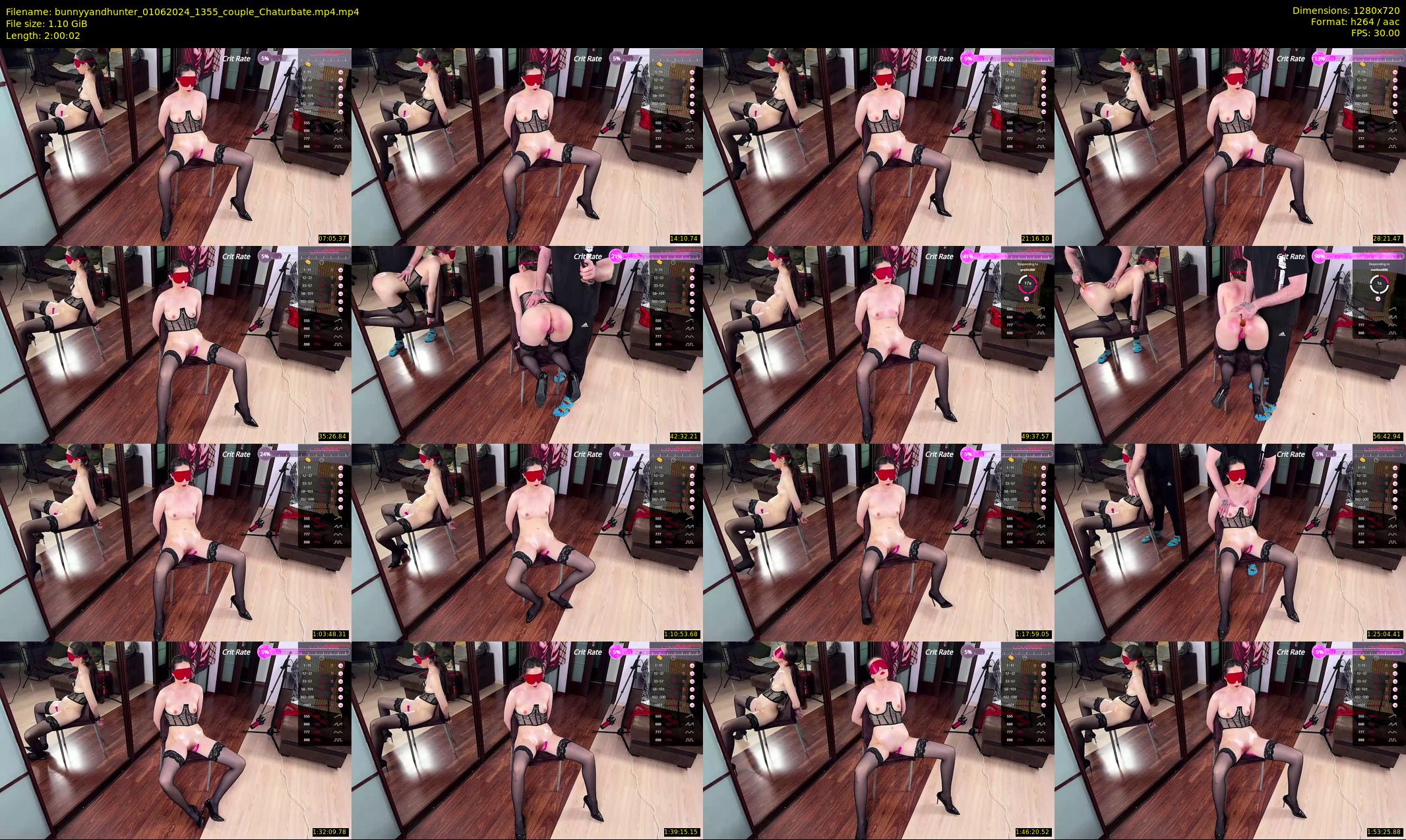 bunnyyandhunter — 121 minute Chaturbate couple cam show recording, 720p, Jun 1, 2024