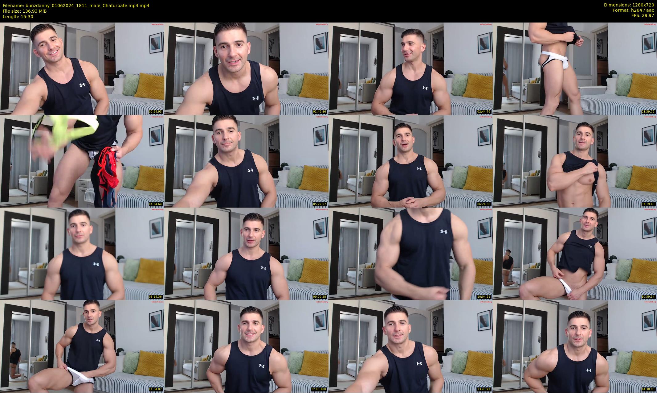 bunzdanny — 16 minute Chaturbate male cam show recording, 720p, Jun 1, 2024