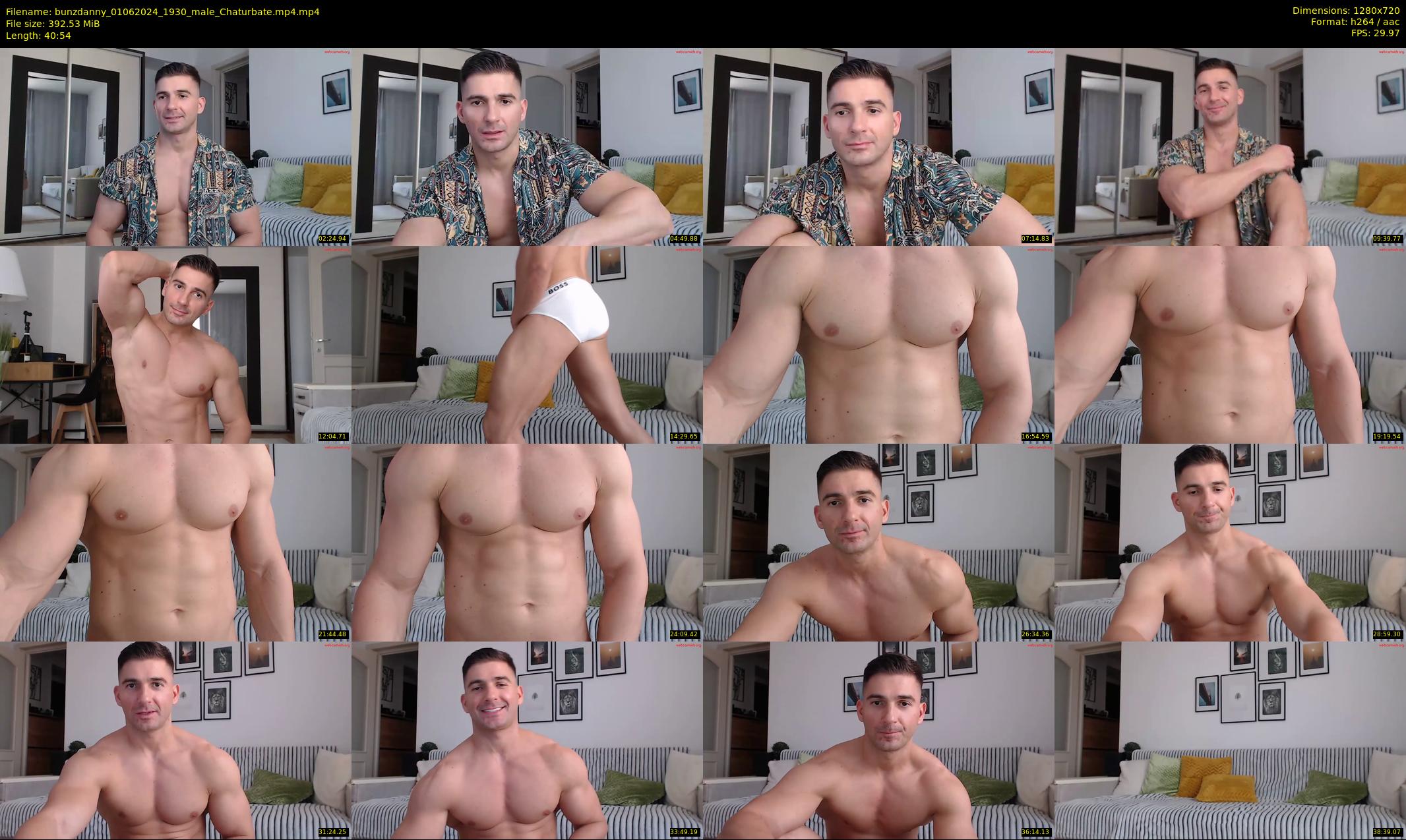 bunzdanny — 41 minute Chaturbate male cam show recording, 720p, Jun 1, 2024