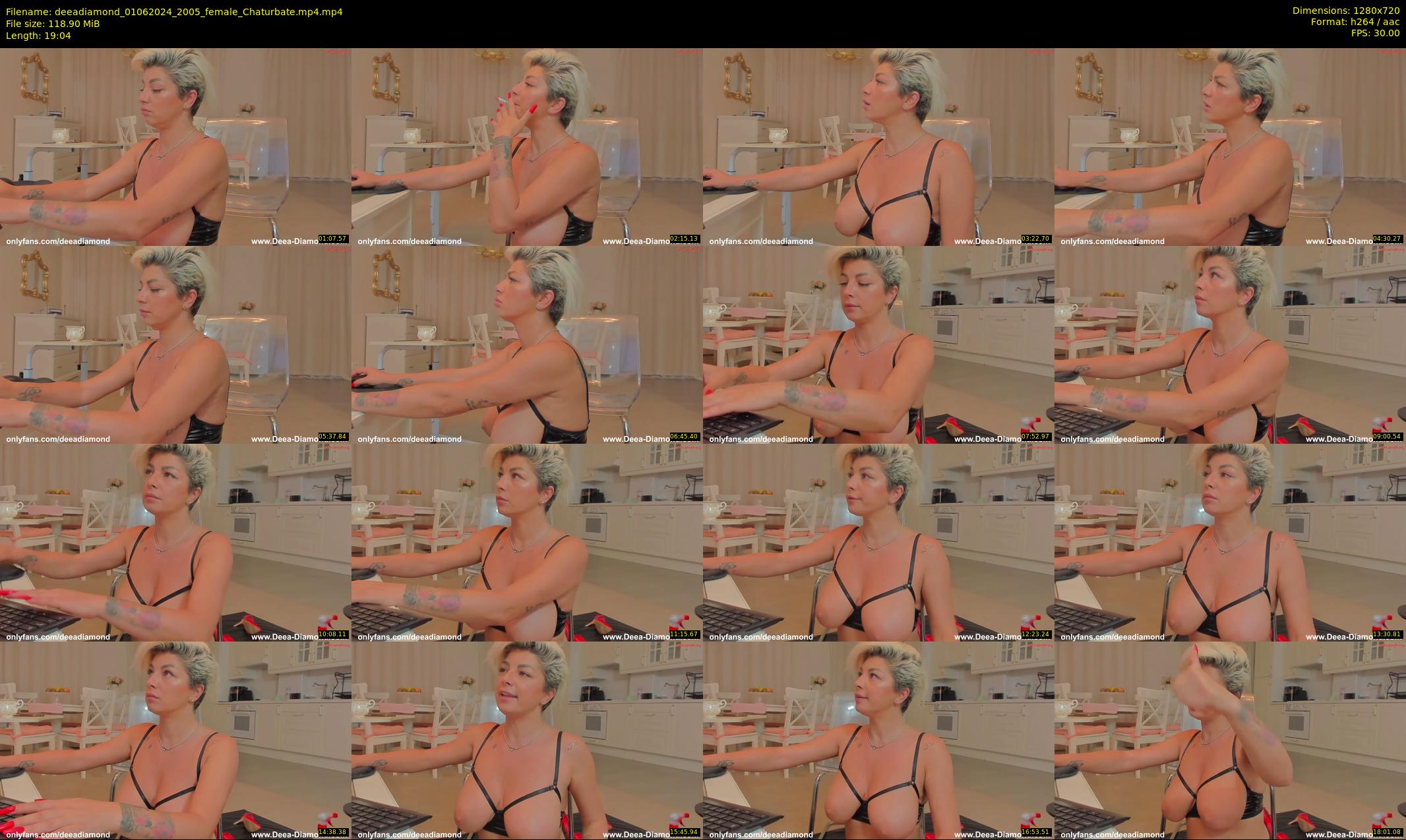 deeadiamond — 20 minute Chaturbate female cam show recording, 720p, Jun 1, 2024