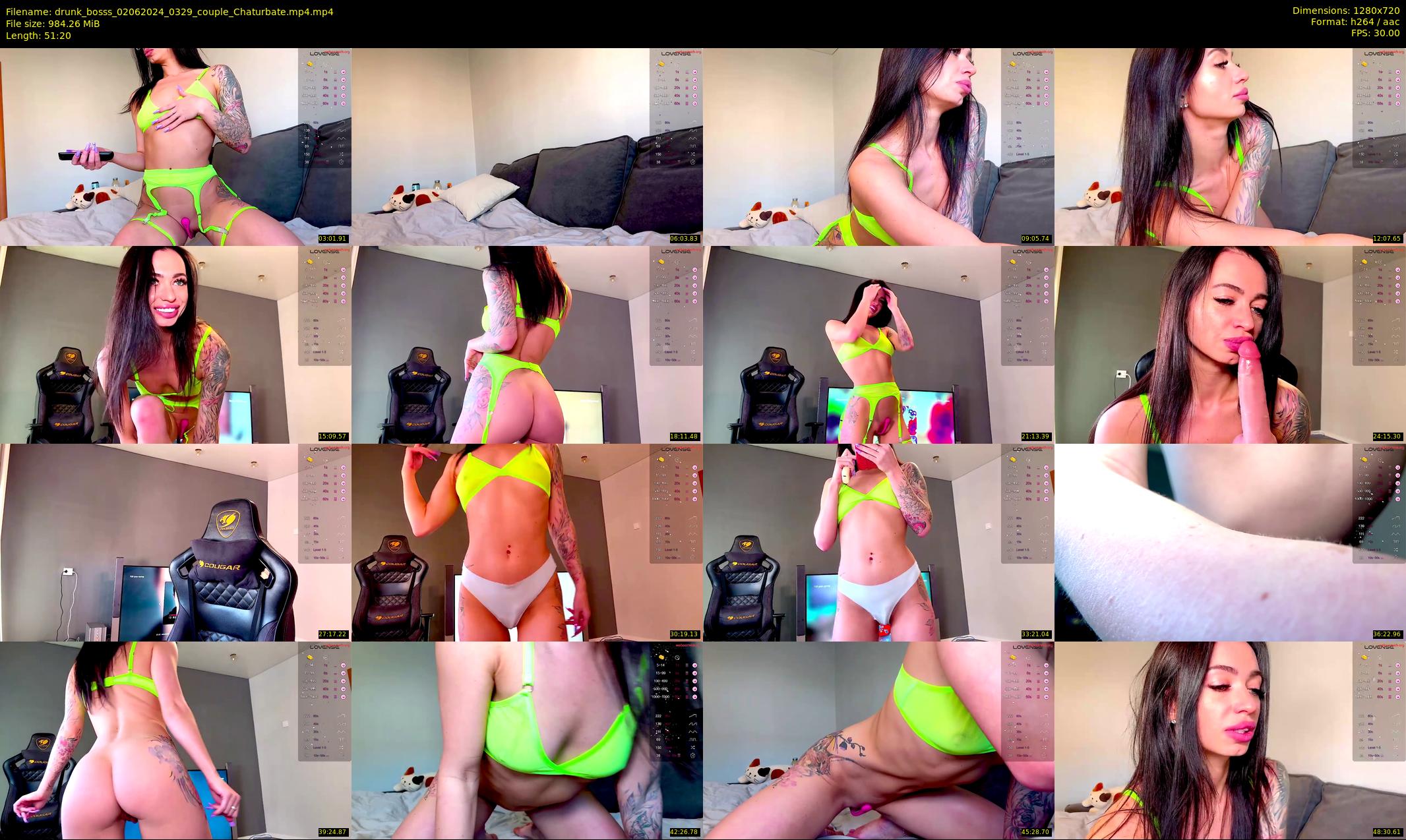 drunk_bosss — 52 minute Chaturbate couple cam show recording, 720p, Jun 2, 2024