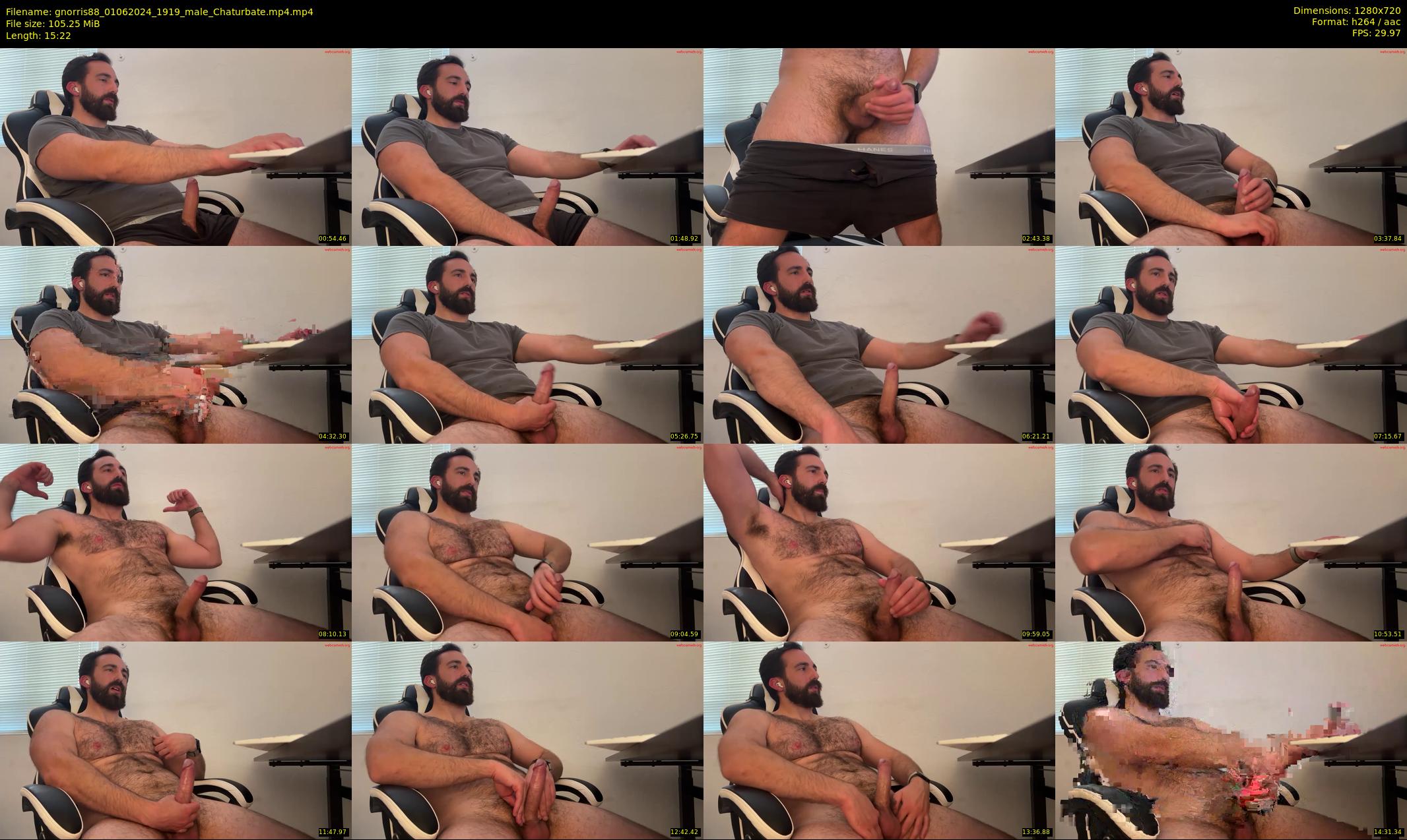 gnorris88 — 16 minute Chaturbate male cam show recording, 720p, Jun 1, 2024