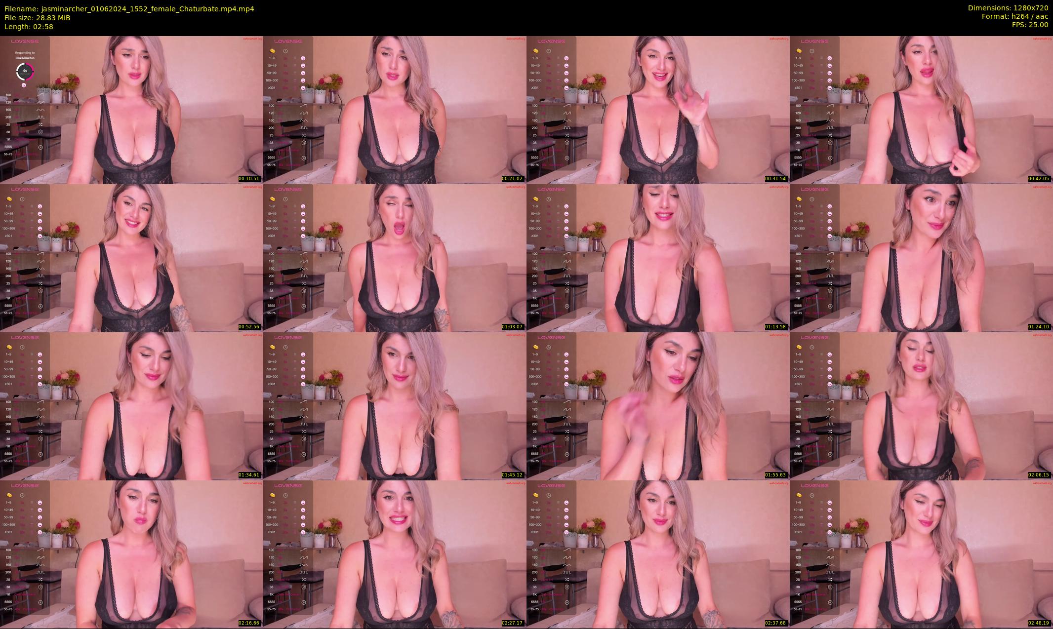 jasminarcher — 3 minute Chaturbate female cam show recording, 720p, Jun 1, 2024