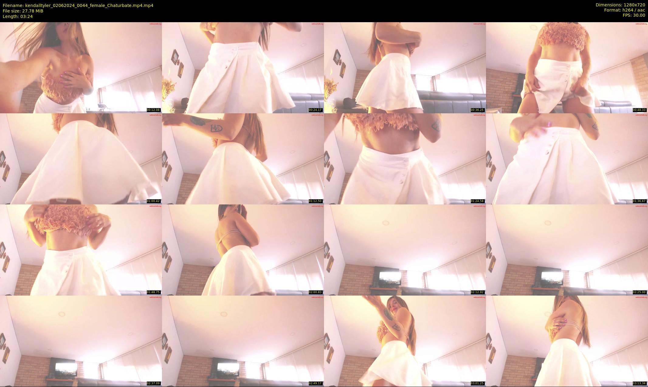 kendalltyler — 4 minute Chaturbate female cam show recording, 720p, Jun 2, 2024