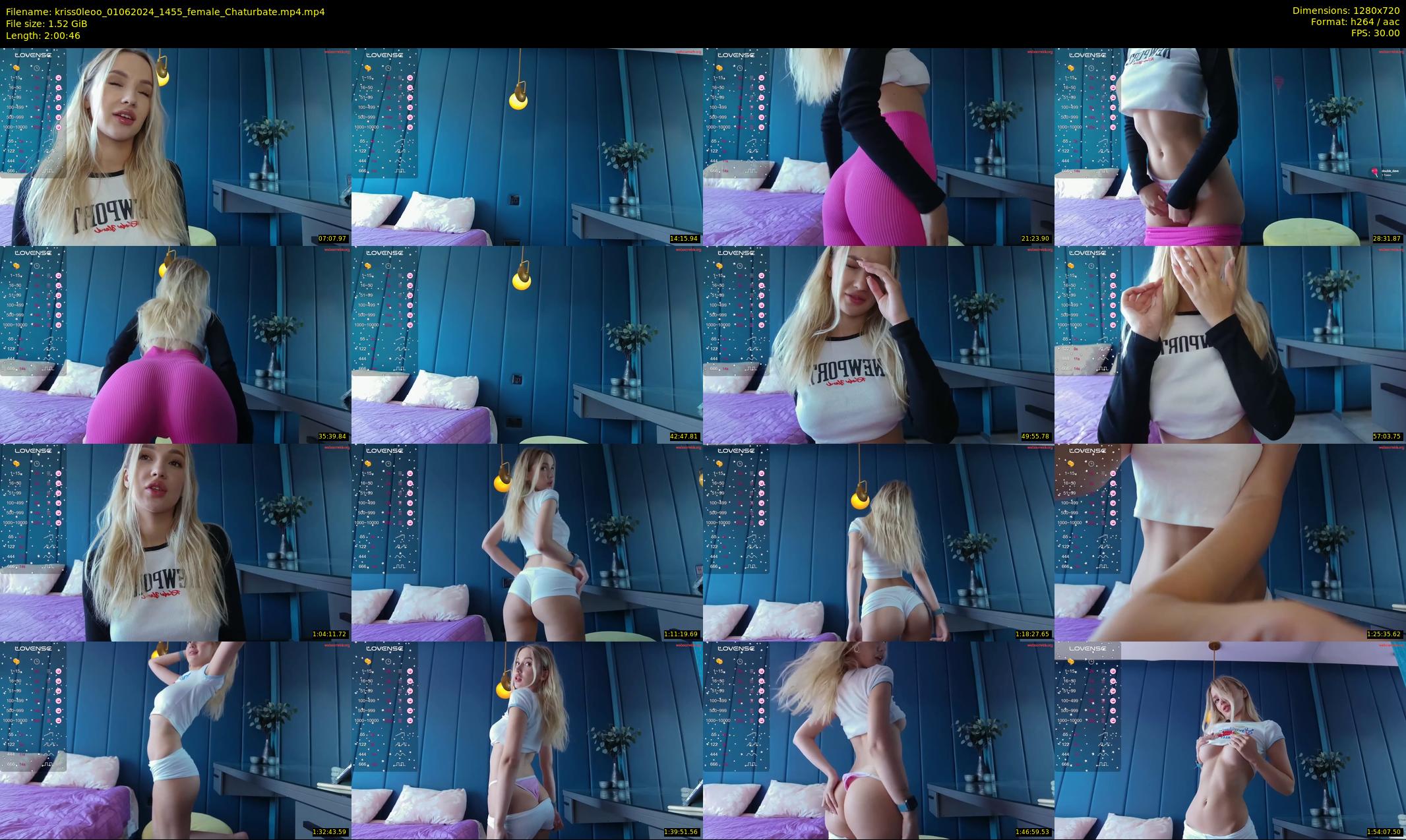 kriss0leoo — 121 minute Chaturbate couple cam show recording, 720p, Jun 1, 2024