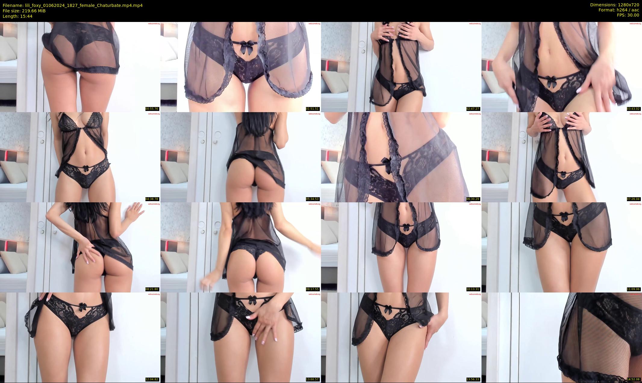 lili_foxy — 16 minute Chaturbate female cam show recording, 720p, Jun 1, 2024