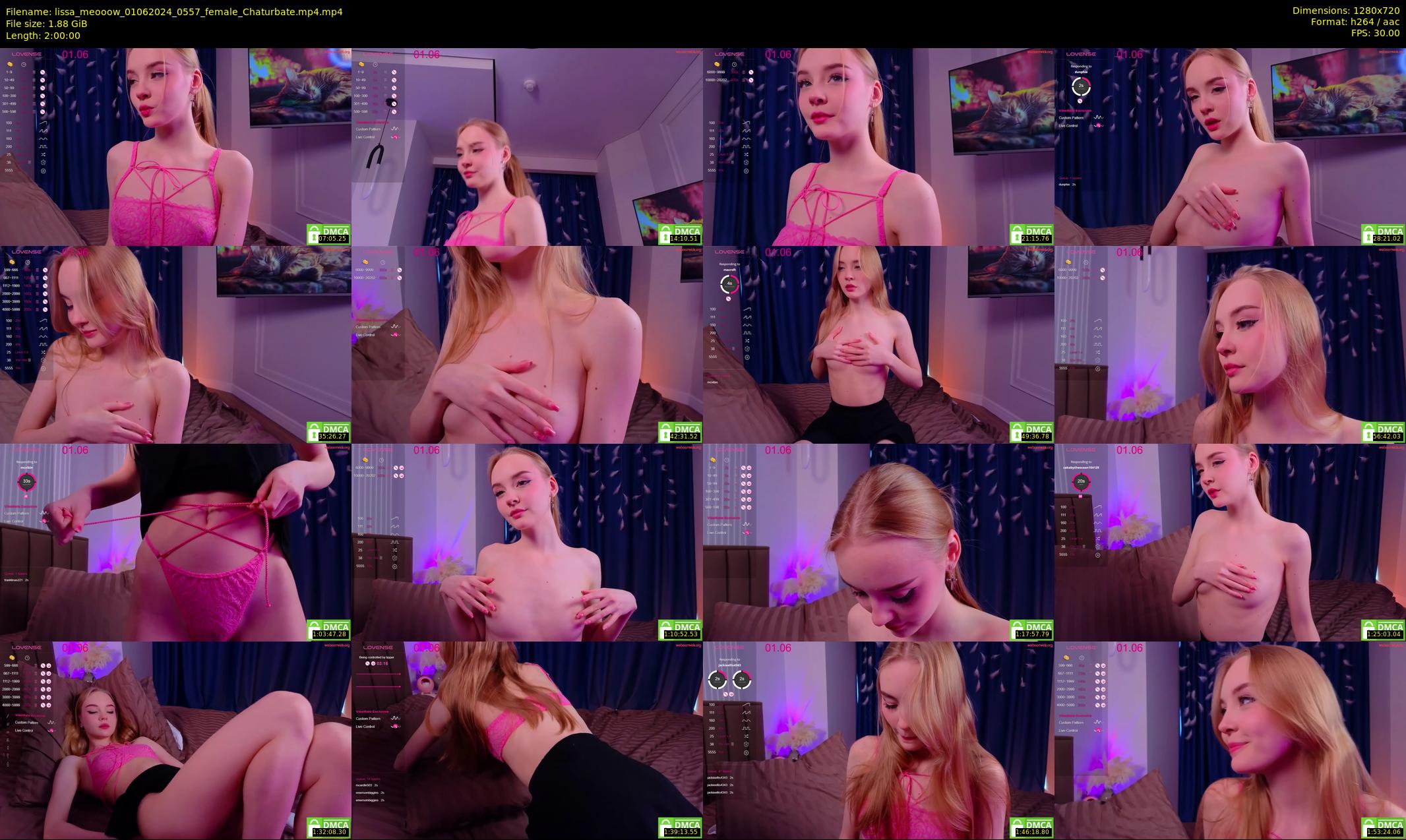 lissa_meooow — 120 minute Chaturbate female cam show recording, 720p, Jun 1, 2024