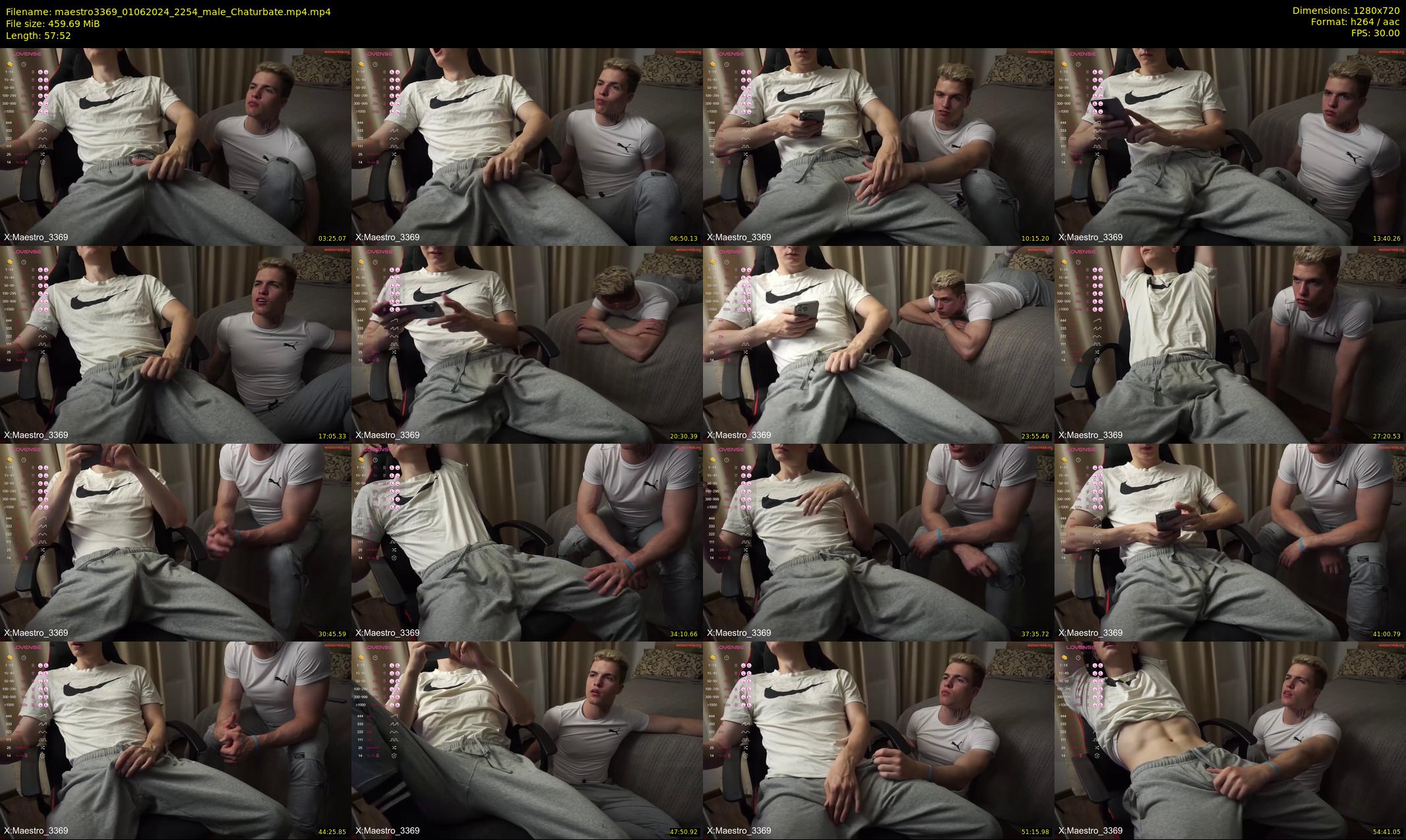 maestro3369 — 58 minute Chaturbate male cam show recording, 720p, Jun 1, 2024
