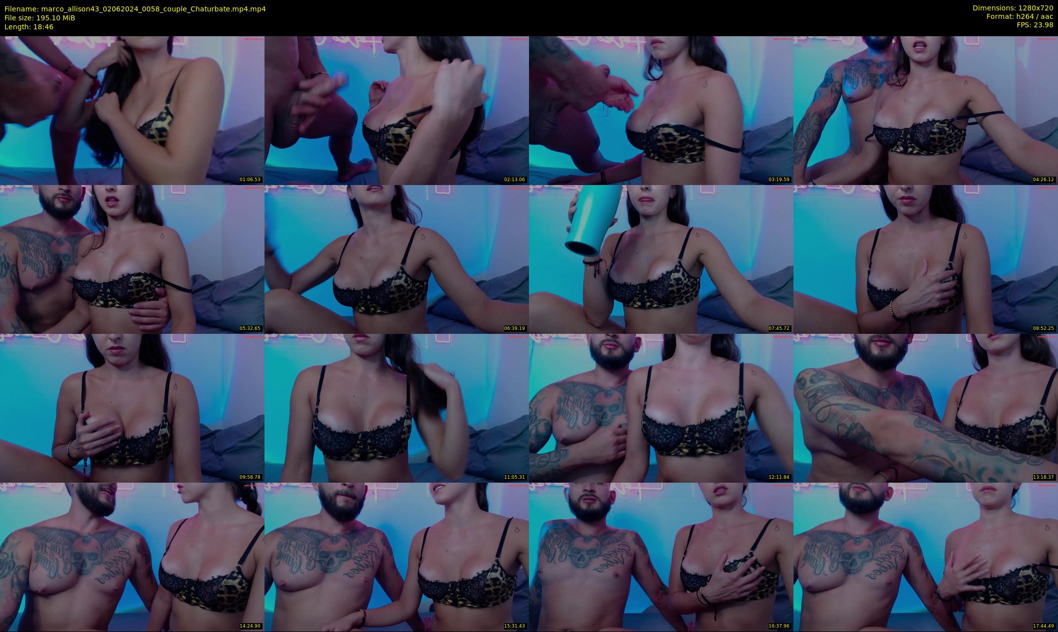 marco_allison43 — 19 minute Chaturbate couple cam show recording, 720p, Jun 2, 2024