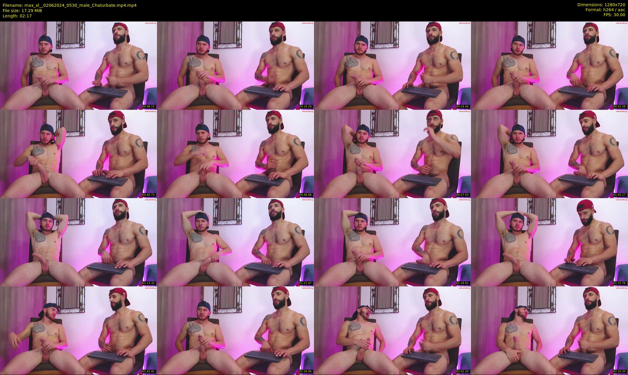 max_xl_ — 3 minute Chaturbate male cam show recording, 720p, Jun 2, 2024