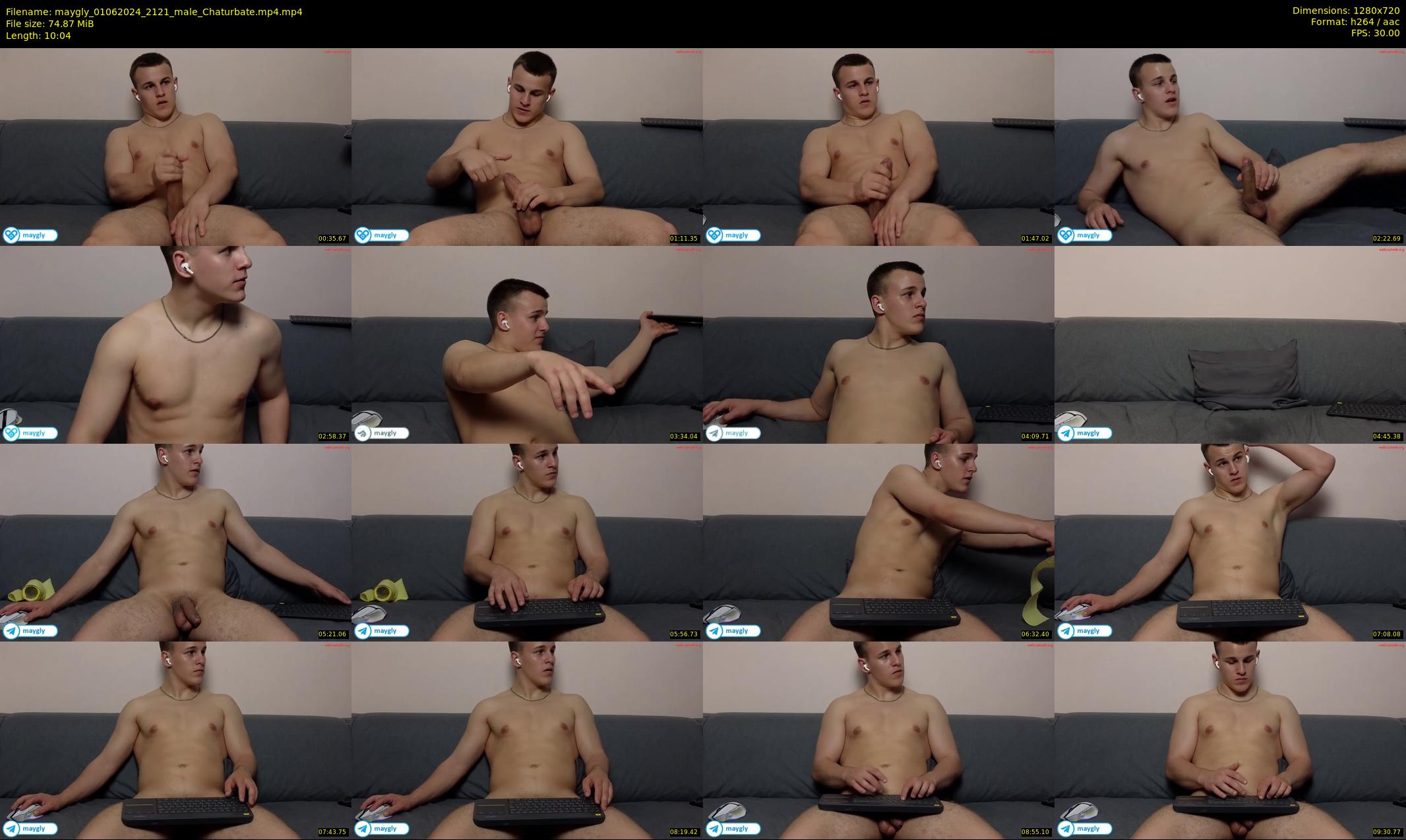 maygly — 11 minute Chaturbate male cam show recording, 720p, Jun 1, 2024