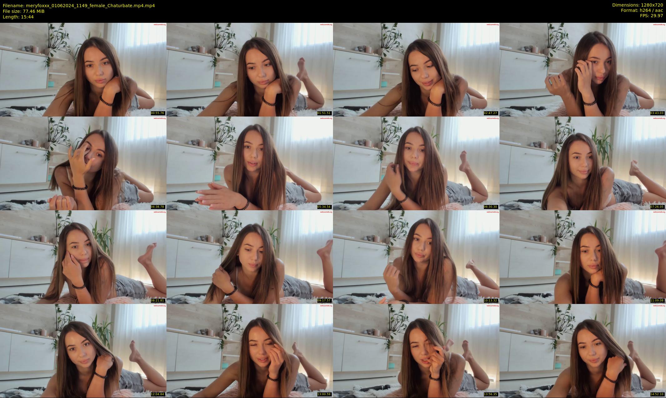meryfoxxx — 16 minute Chaturbate female cam show recording, 720p, Jun 1, 2024