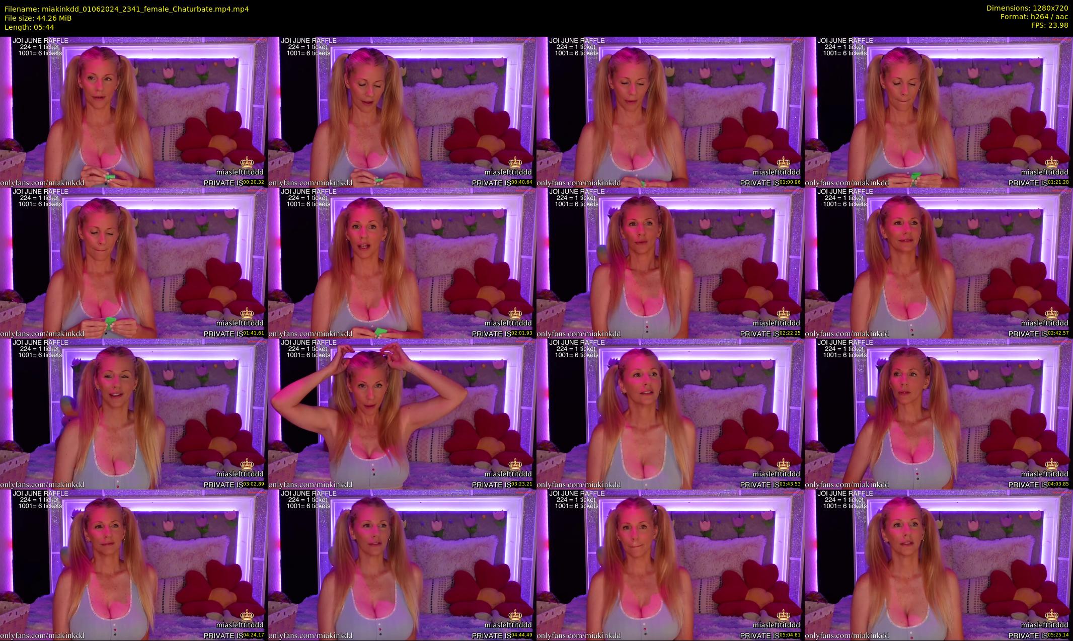 miakinkdd — 6 minute Chaturbate female cam show recording, 720p, Jun 1, 2024