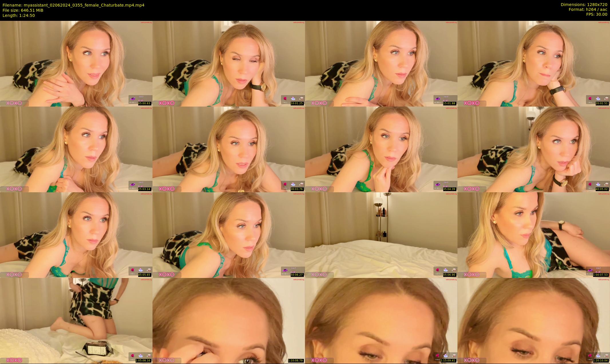 myassistant — 85 minute Chaturbate female cam show recording, 720p, Jun 2, 2024