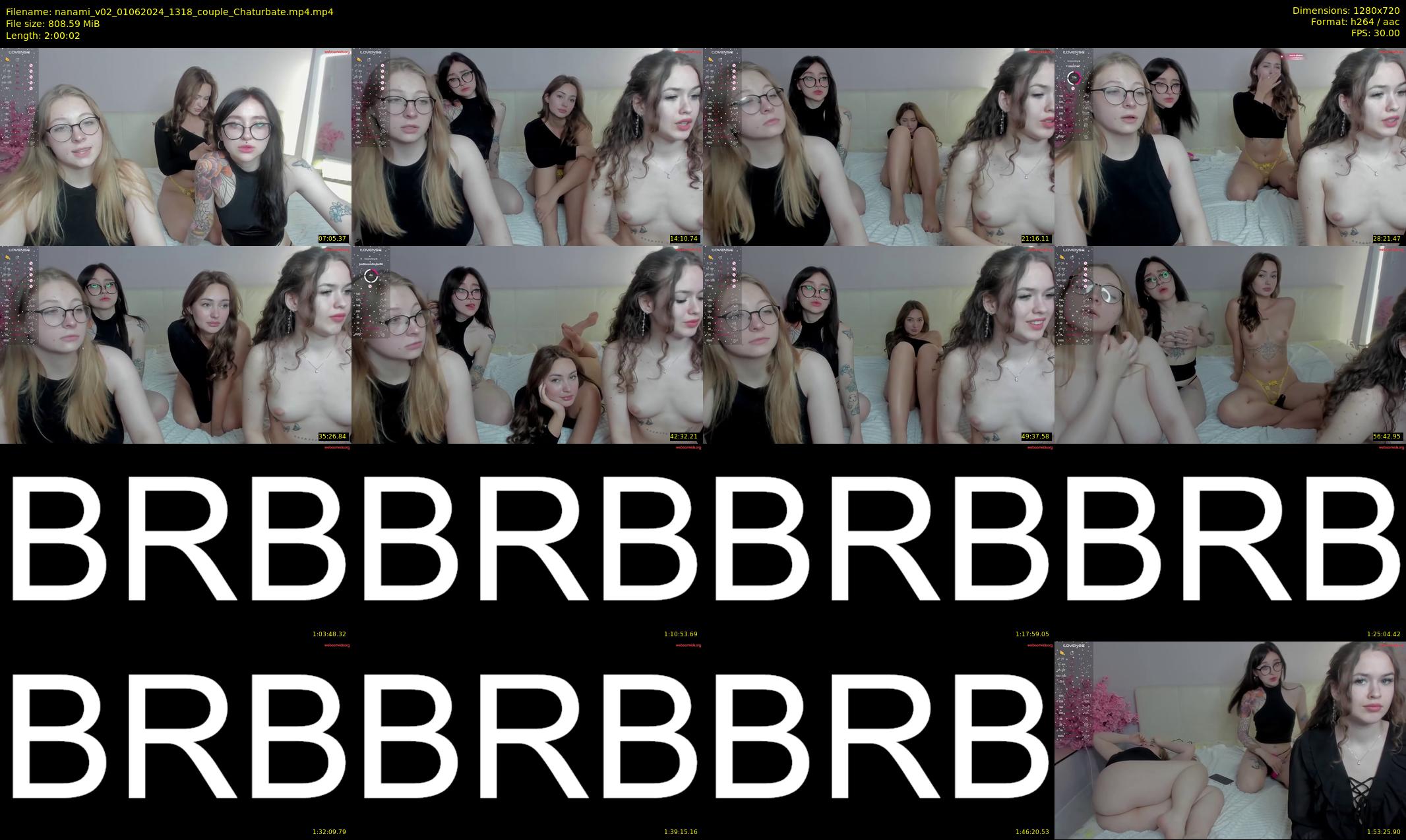 nanami_v02 — 121 minute Chaturbate couple cam show recording, 720p, Jun 1, 2024
