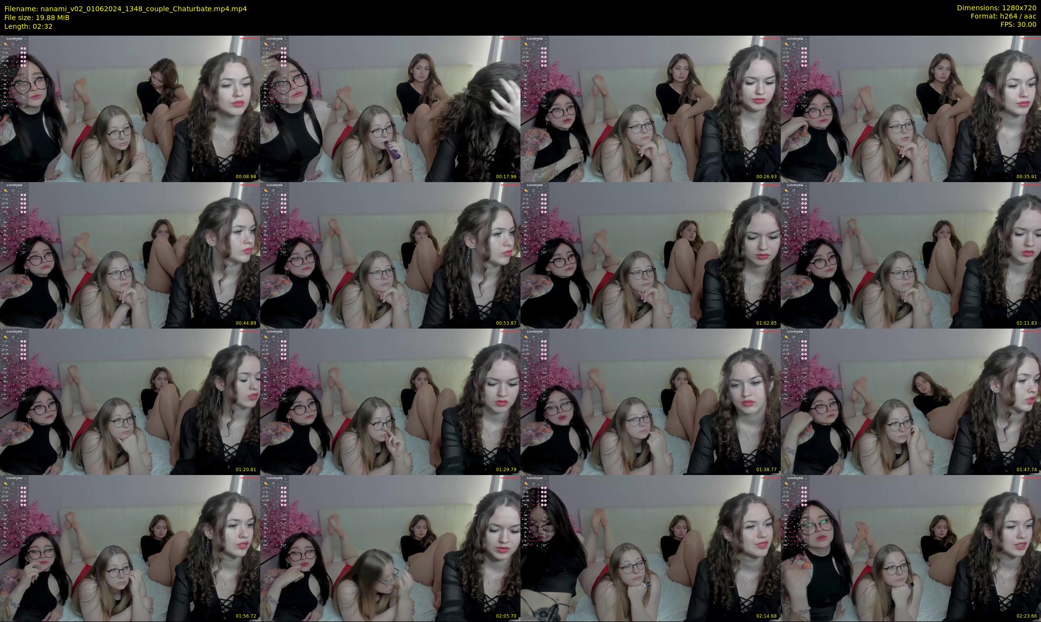 nanami_v02 — 3 minute Chaturbate couple cam show recording, 720p, Jun 1, 2024