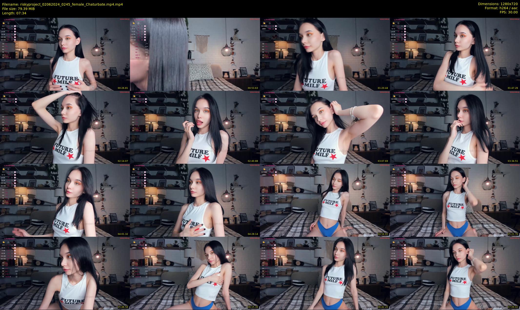 riskyproject — 8 minute Chaturbate couple cam show recording, 720p, Jun 2, 2024