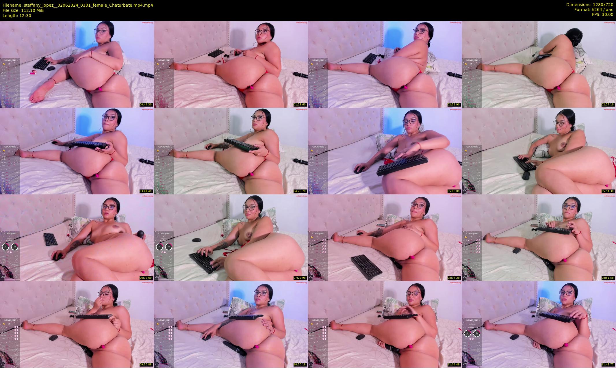steffany_lopez_ — 13 minute Chaturbate female cam show recording, 720p, Jun 2, 2024