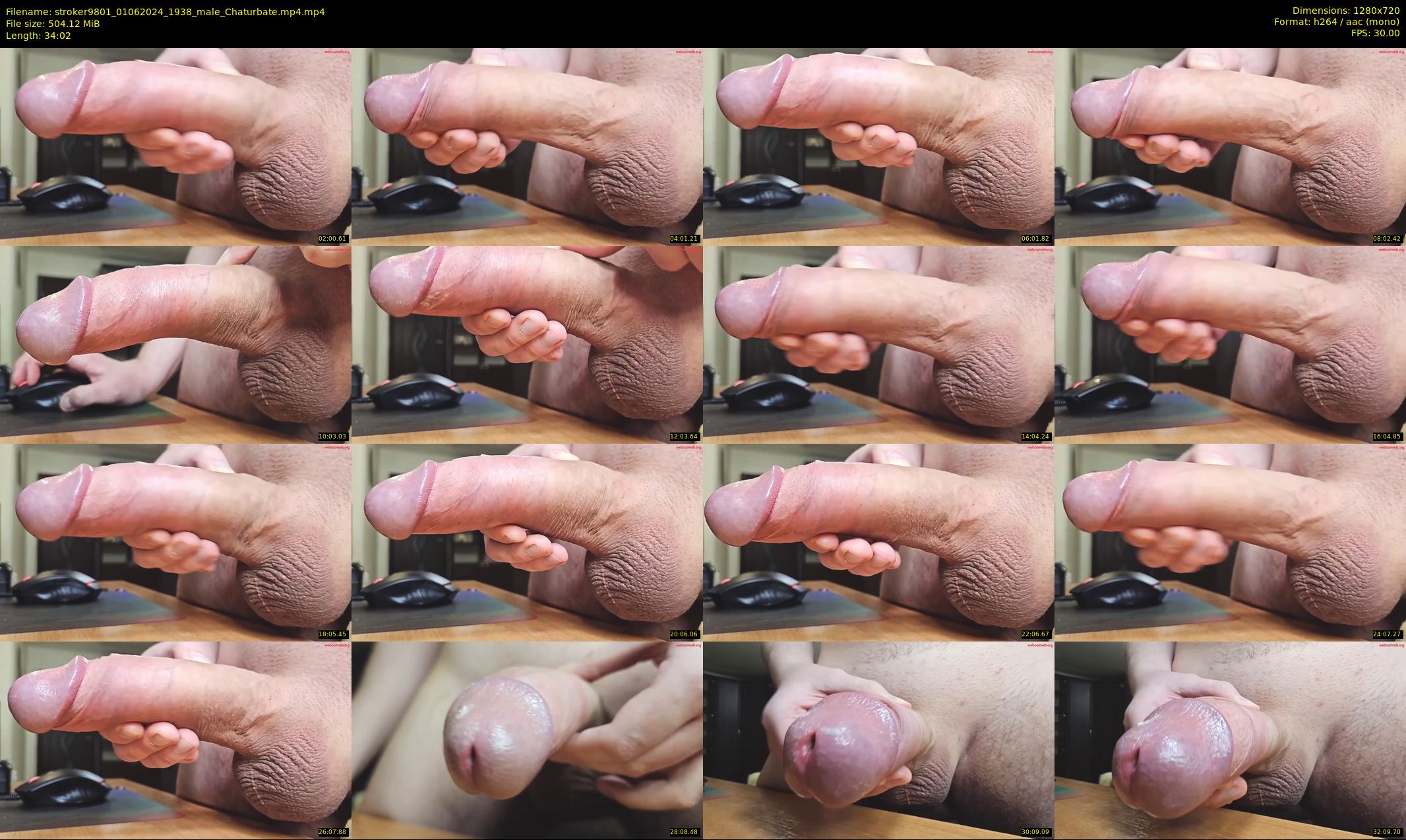 stroker9801 — 35 minute Chaturbate male cam show recording, 720p, Jun 1, 2024