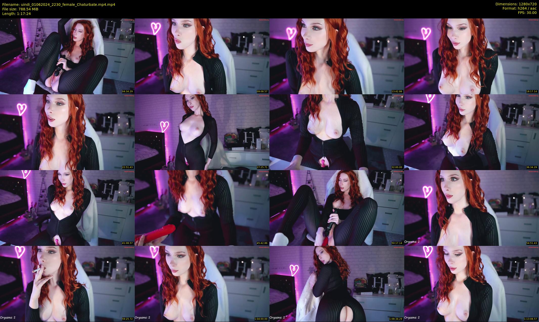 uindi — 78 minute Chaturbate female cam show recording, 720p, Jun 1, 2024