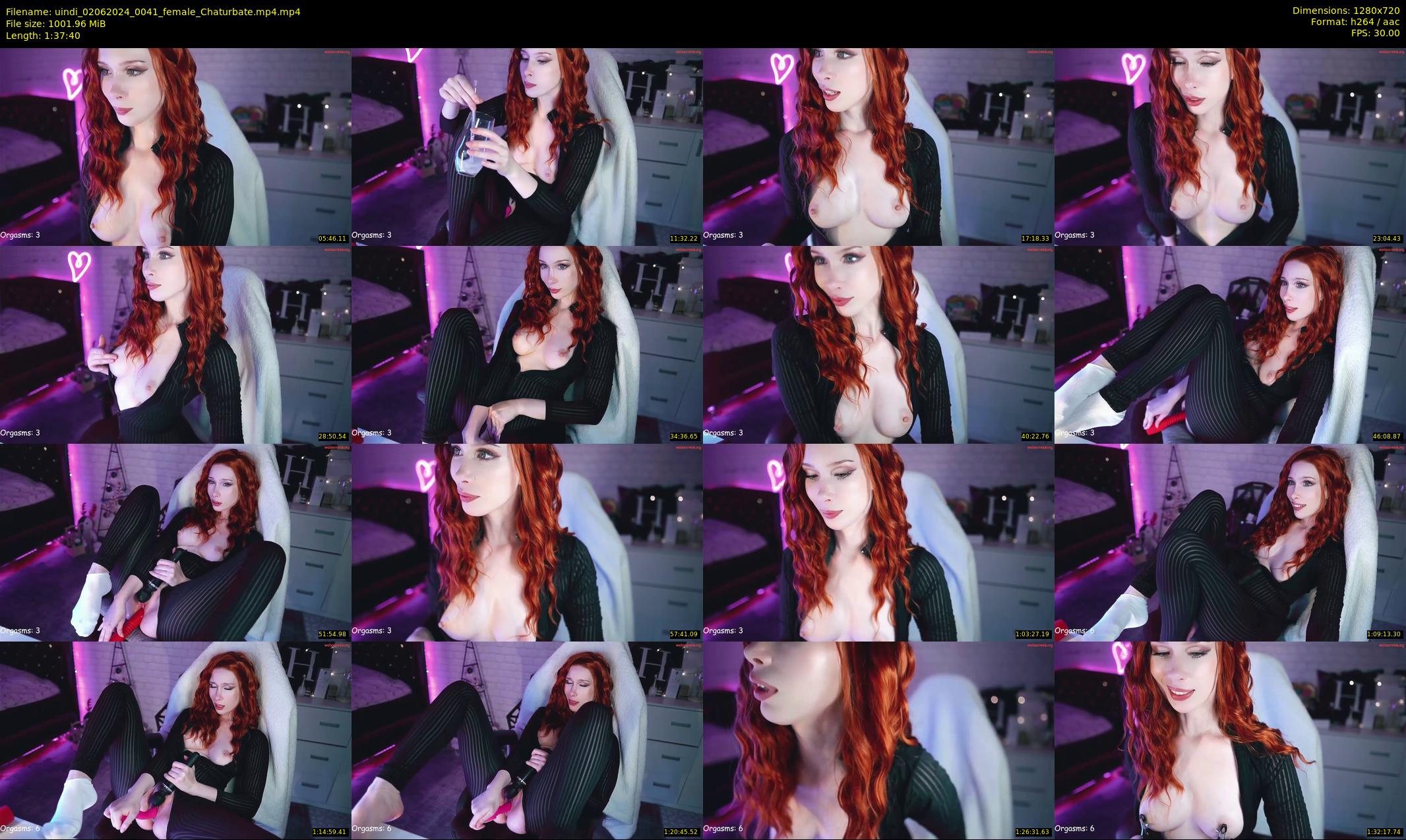 uindi — 98 minute Chaturbate female cam show recording, 720p, Jun 2, 2024