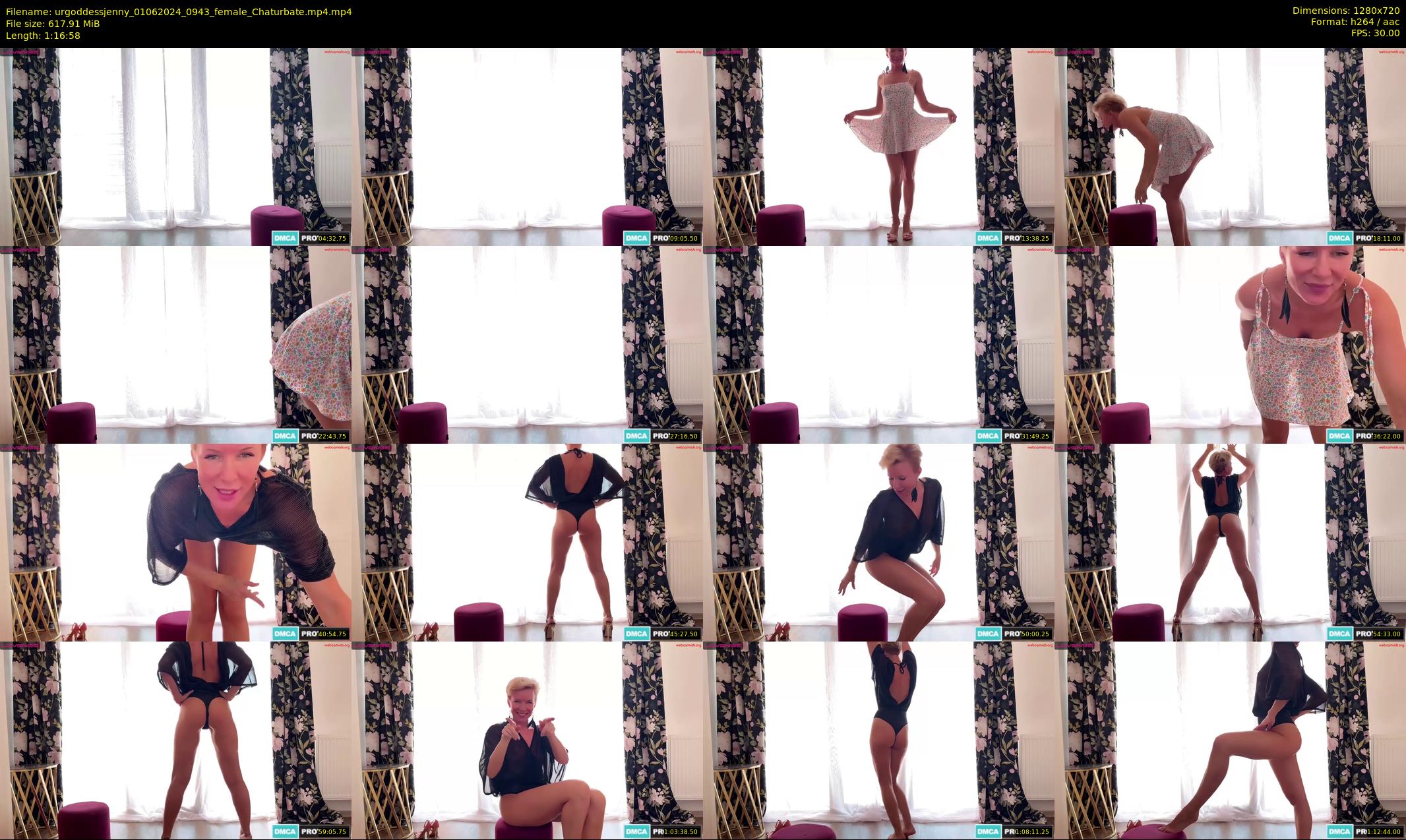 urgoddessjenny — 77 minute Chaturbate female cam show recording, 720p, Jun 1, 2024